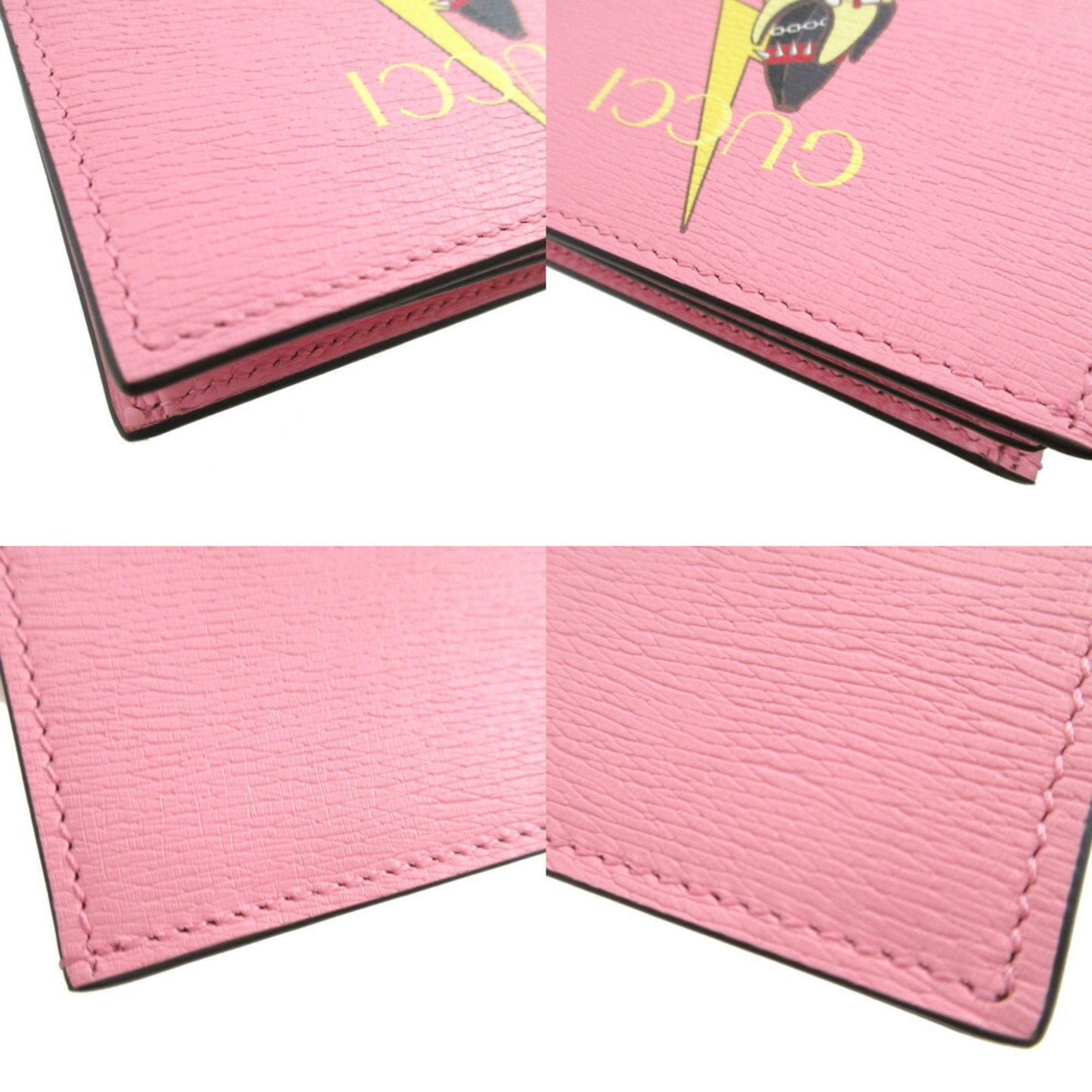 Gucci Pink Leather Coin Purse/Coin Case ( )