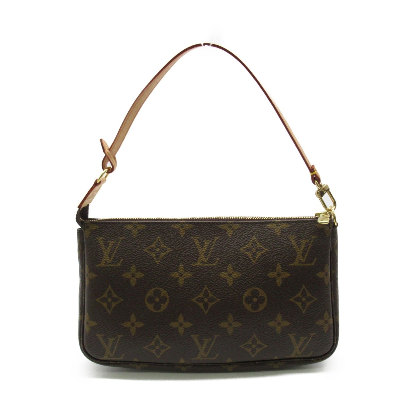 LOUIS VUITTON Pochette Accessoires Accessory Pouch Brown Monogram PVC coated canvas Clutch