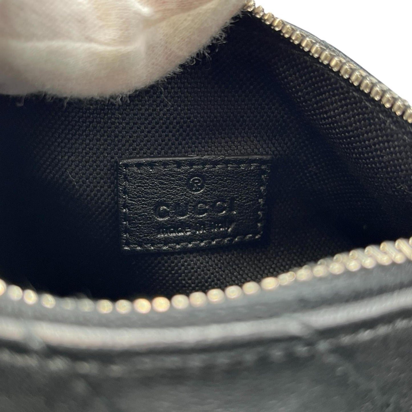 Gucci Black Leather Handbag ( )