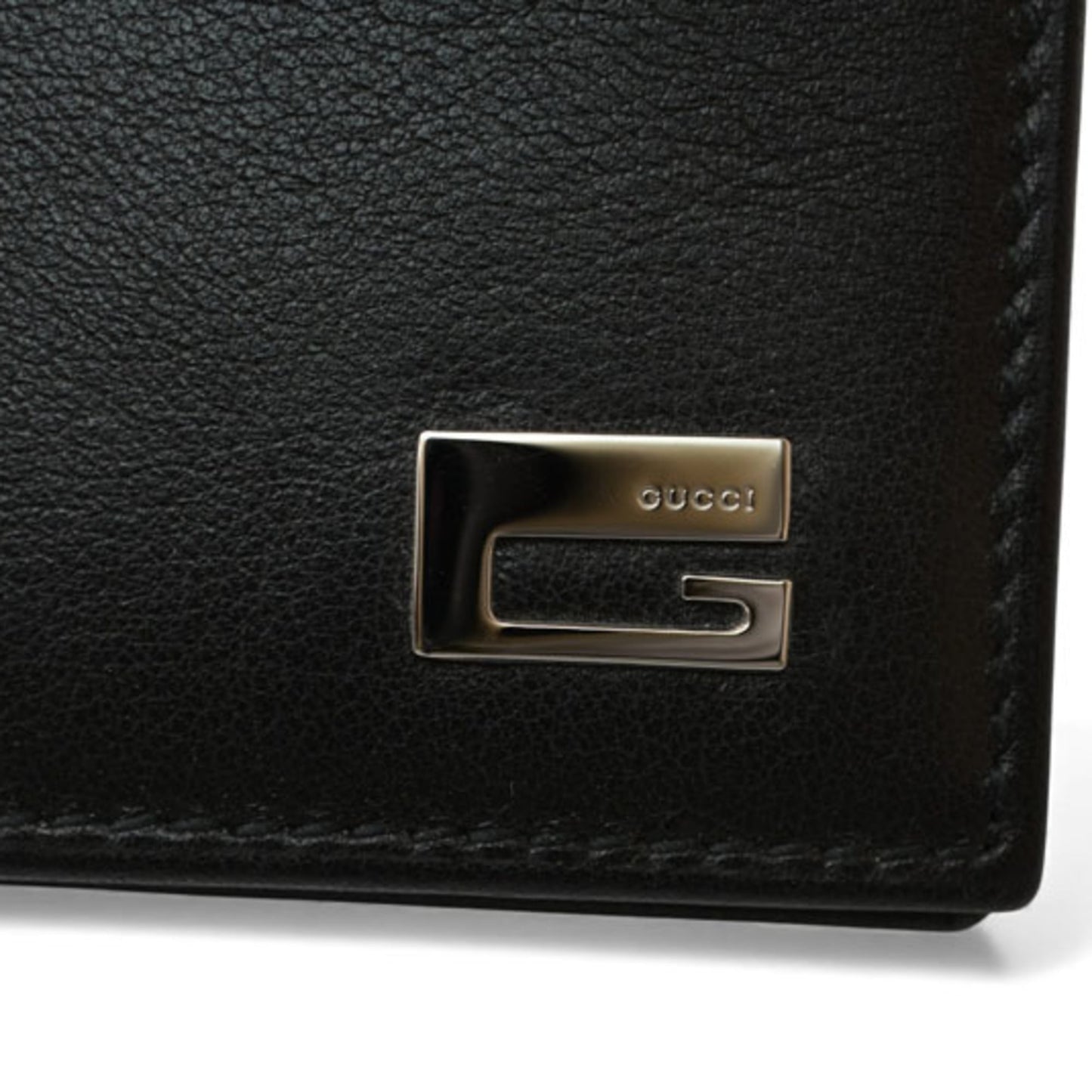 Gucci Black Leather Wallet (Bi-Fold) ( )