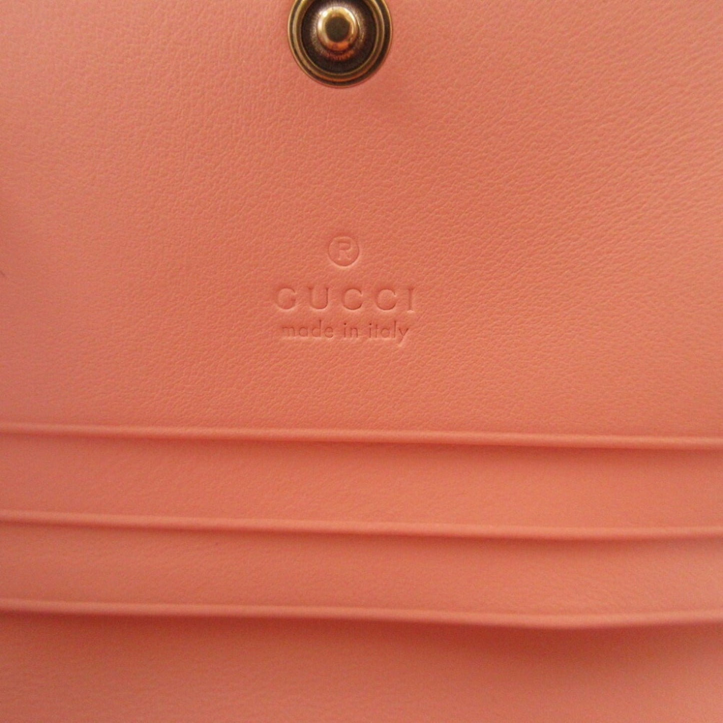 Gucci Pink Leather Wallet (Bi-Fold) ( )