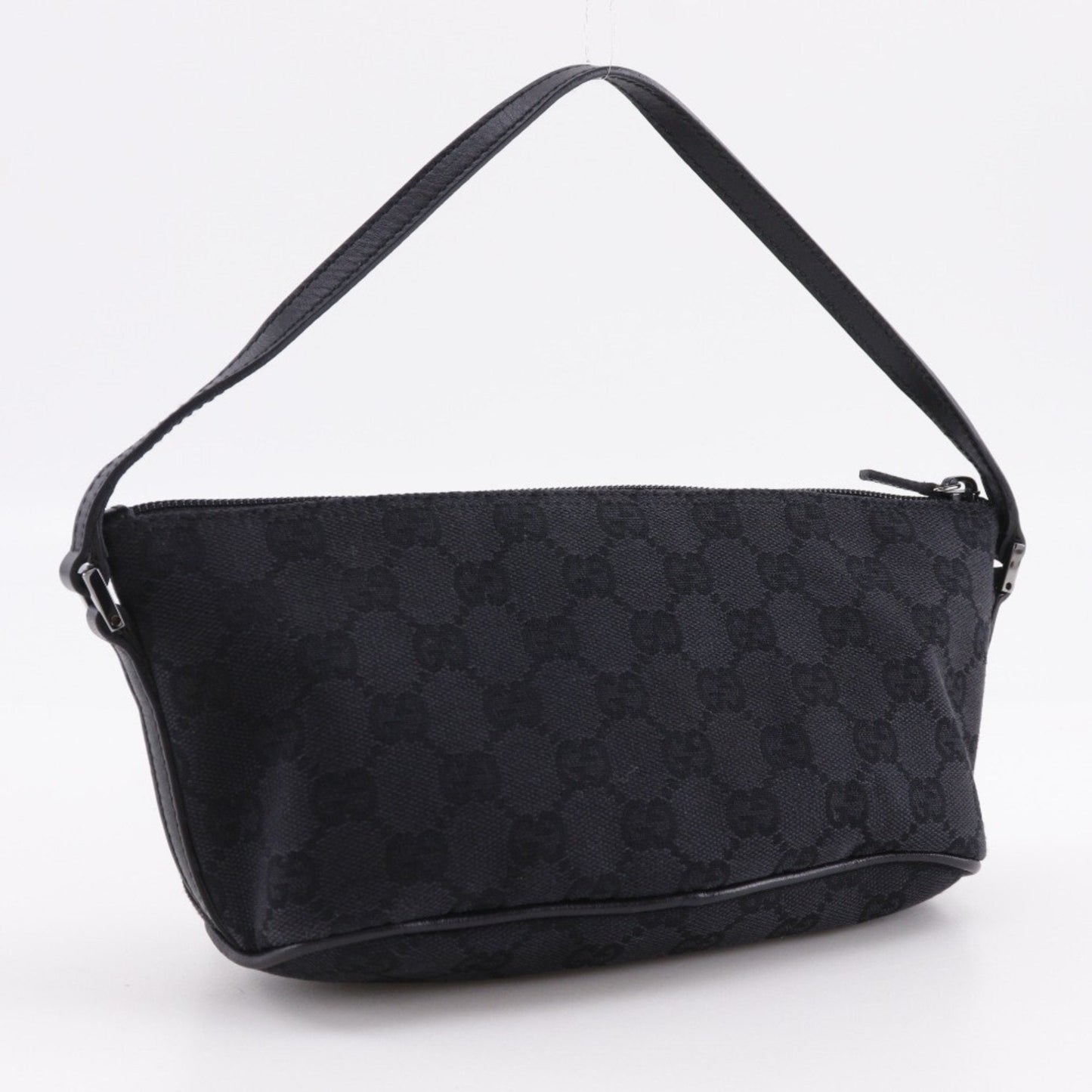 Gucci Black Gg Canvas Handbag ( )