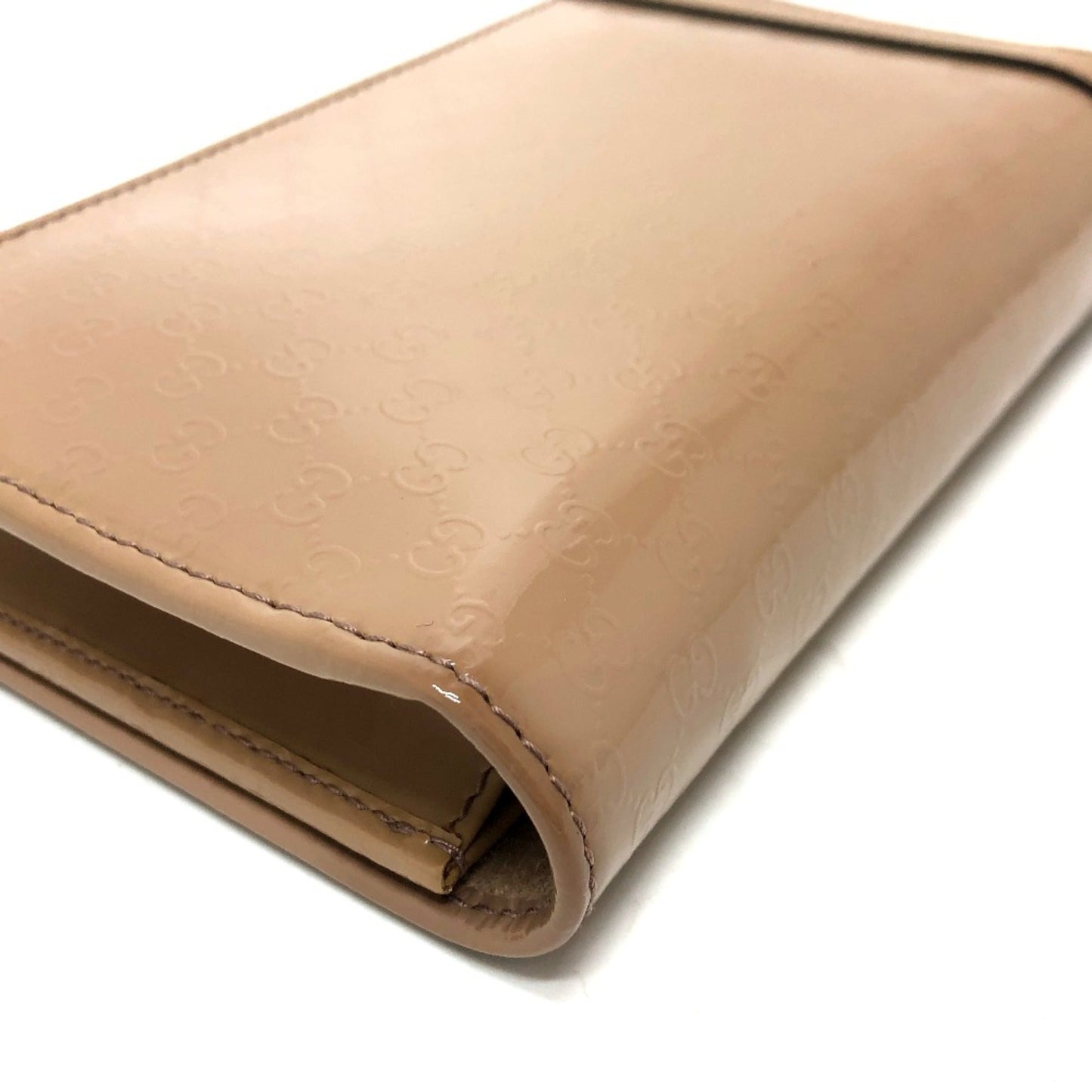 Gucci Beige Patent Leather Shoulder Bag ( )