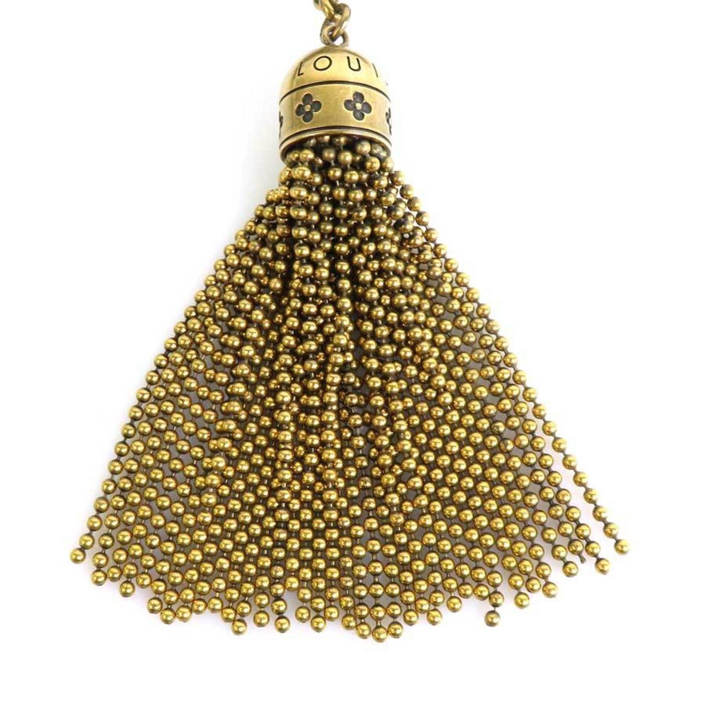 LOUIS VUITTON Charm Bijoux Sac Calypse Keychain Metal/Rhinestone Gold/Silver Women's M65724