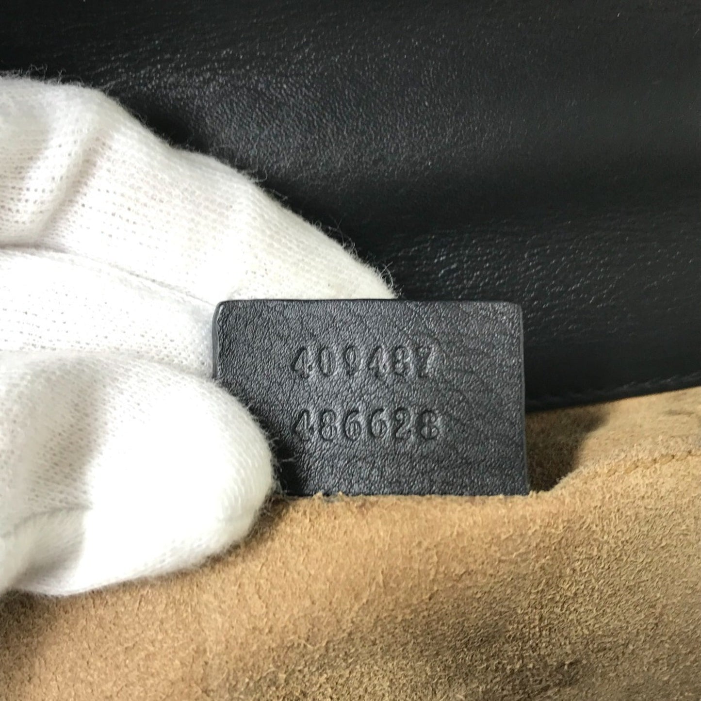 Gucci Black Leather Shoulder Bag ( )