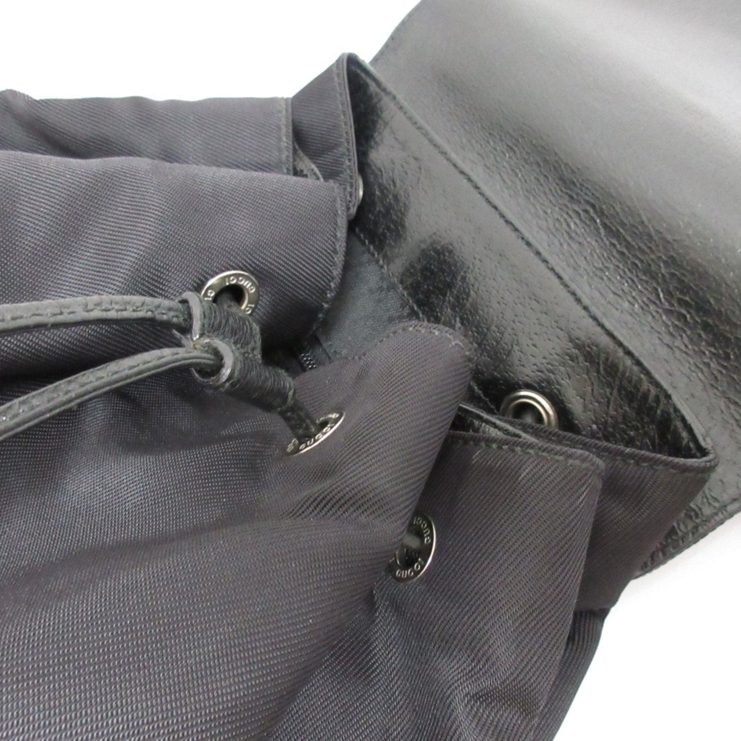 Gucci Black Nylon Backpack ( )