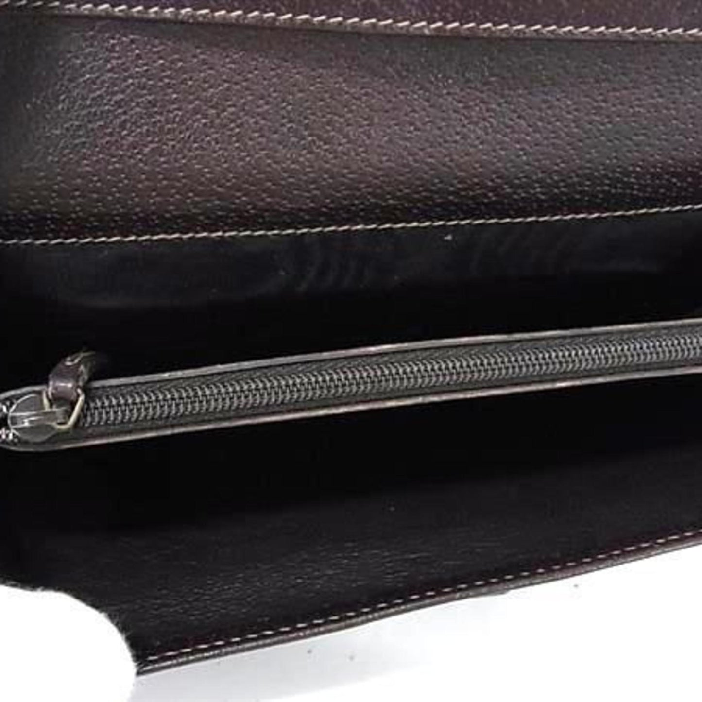 Gucci Brown Brown Gg Gg Canvas Leather Long Wallet (Bi-Fold) ( )