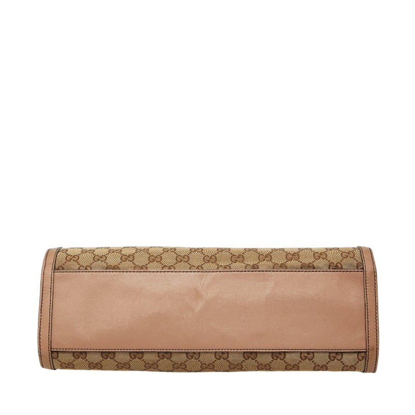 Gucci Gg Canvas Beige Pink Gg Canvas Leather Shoulder Bag ( )
