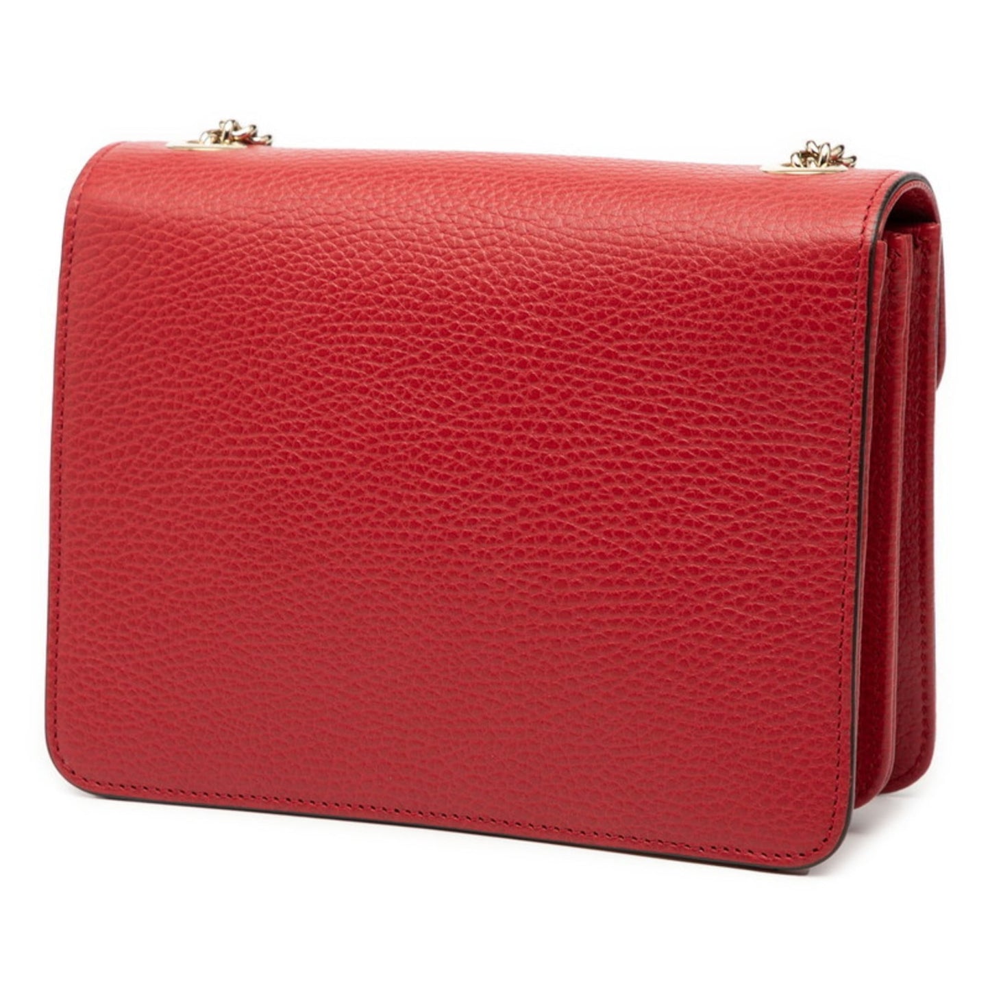 Gucci Red Color Leather Shoulder Bag ( )