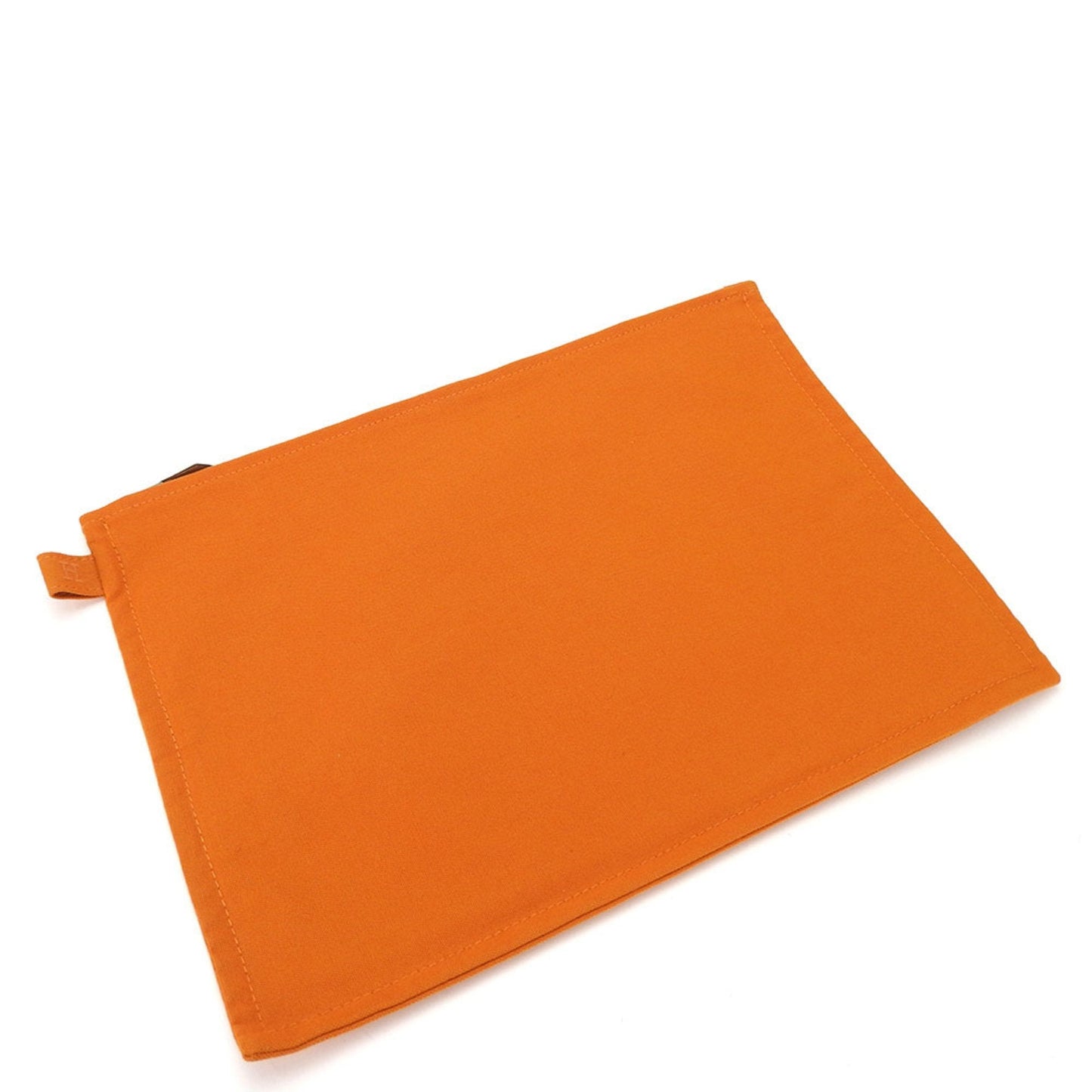 Hermes Bora Bora Orange Canvas Pouch ( )