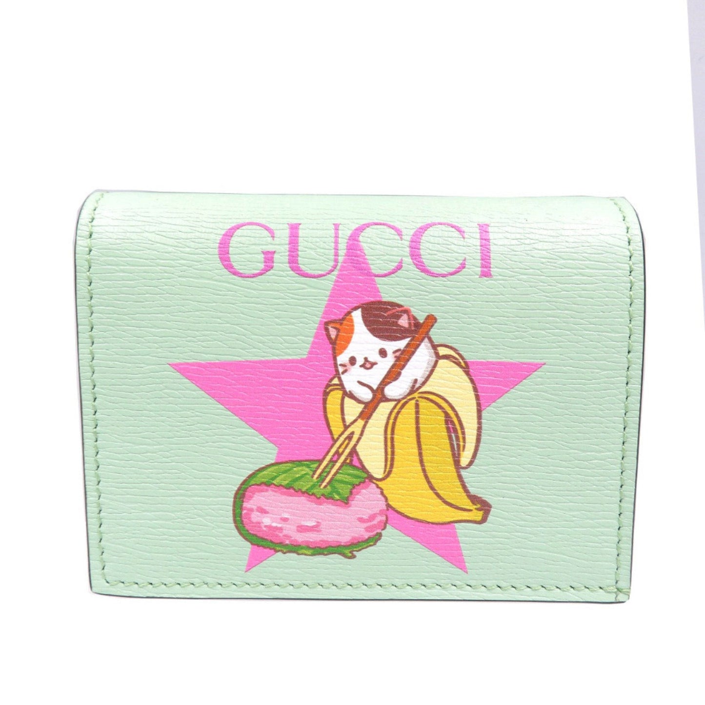 Gucci Emerald Emerald Green Leather Wallet (Bi-Fold) ( )