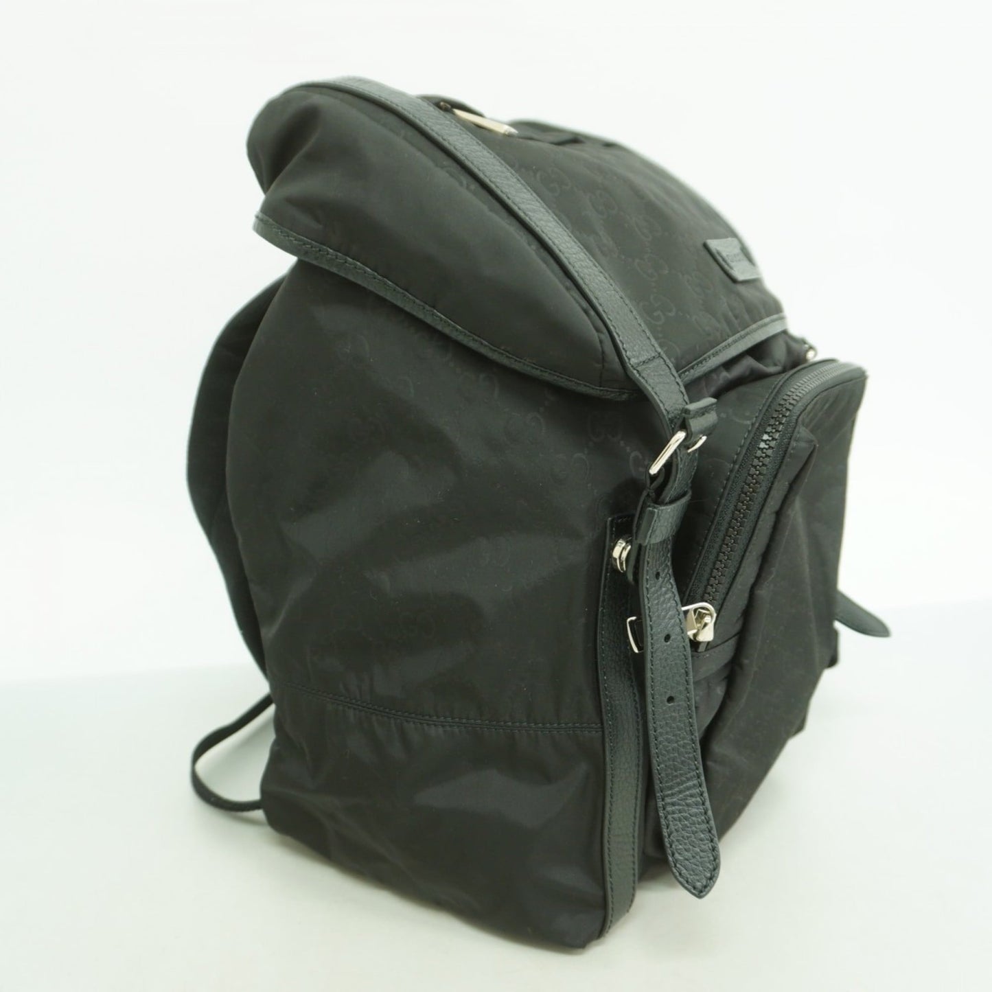Gucci Black Nylon Backpack ( )
