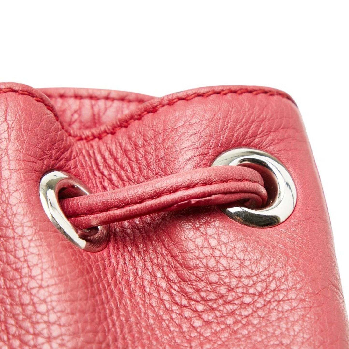 Gucci Red Color Leather Backpack ( )