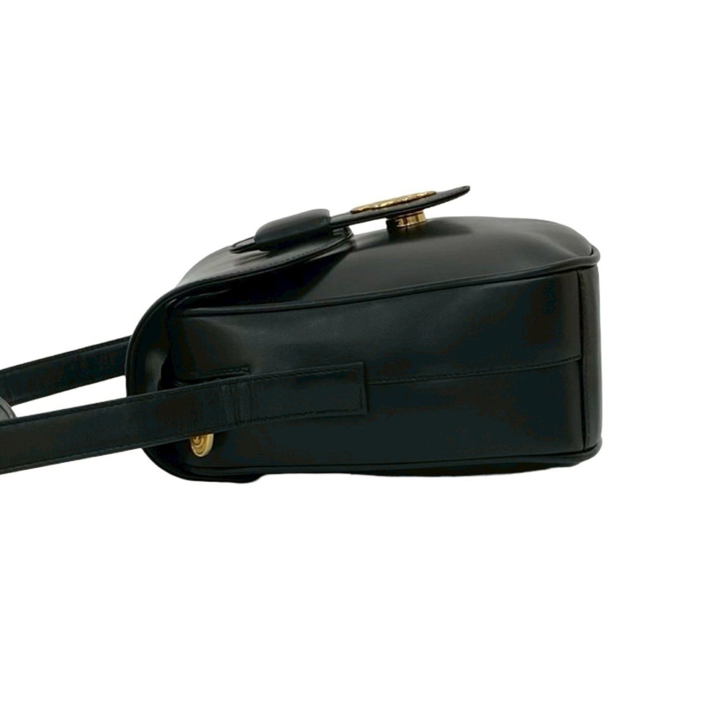Gucci Black Leather Pochette Shoulder Bag ( )