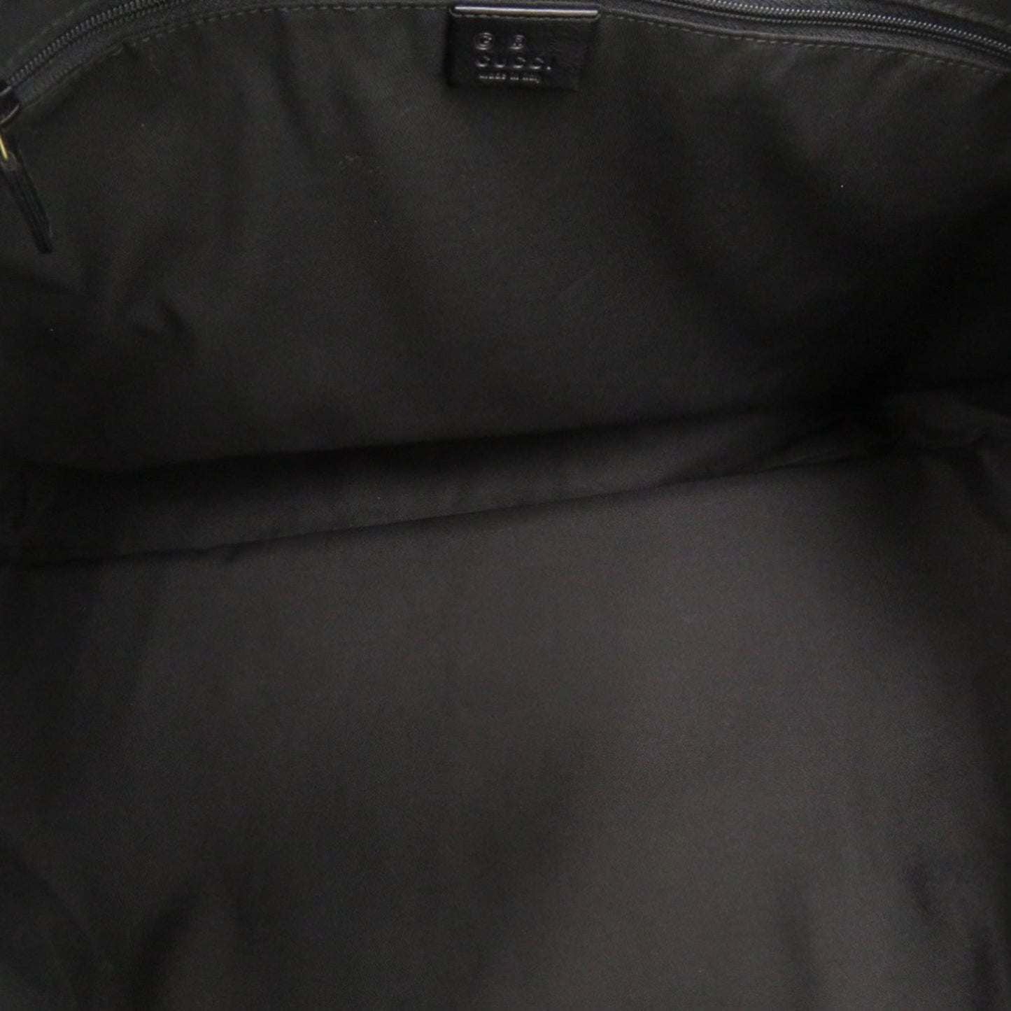 Gucci Black Canvas Leather Tote Bag ( )