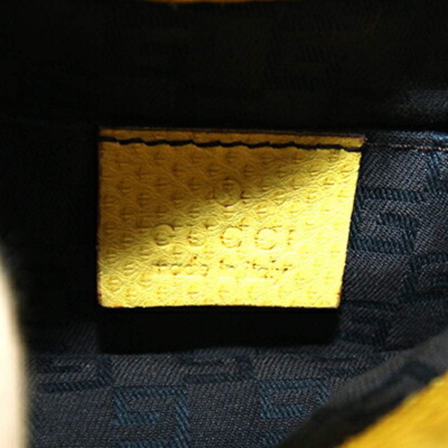 Gucci Yellow Leather Handbag ( )