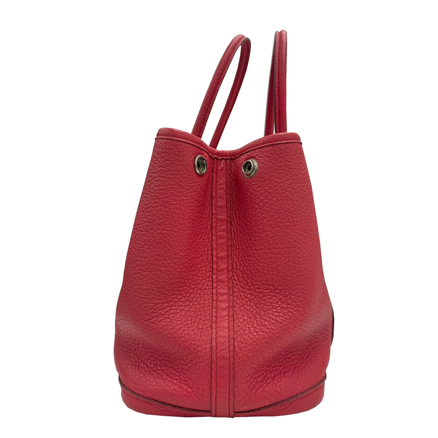 Hermes Bougainvillier Red Color Negonda Leather Handbag Tote Bag ( )
