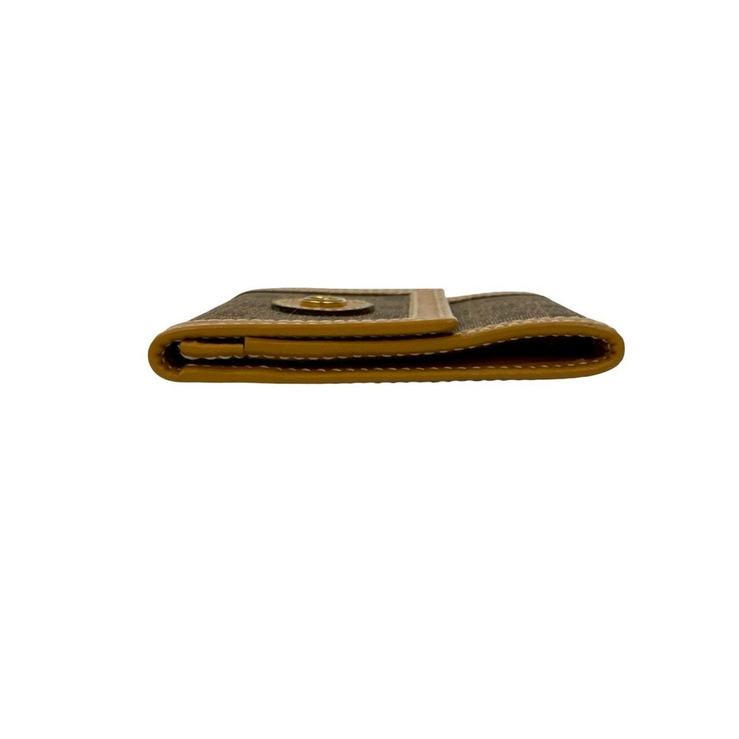 Gucci Brown Leather Pvc Coin Purse/Coin Case ( )