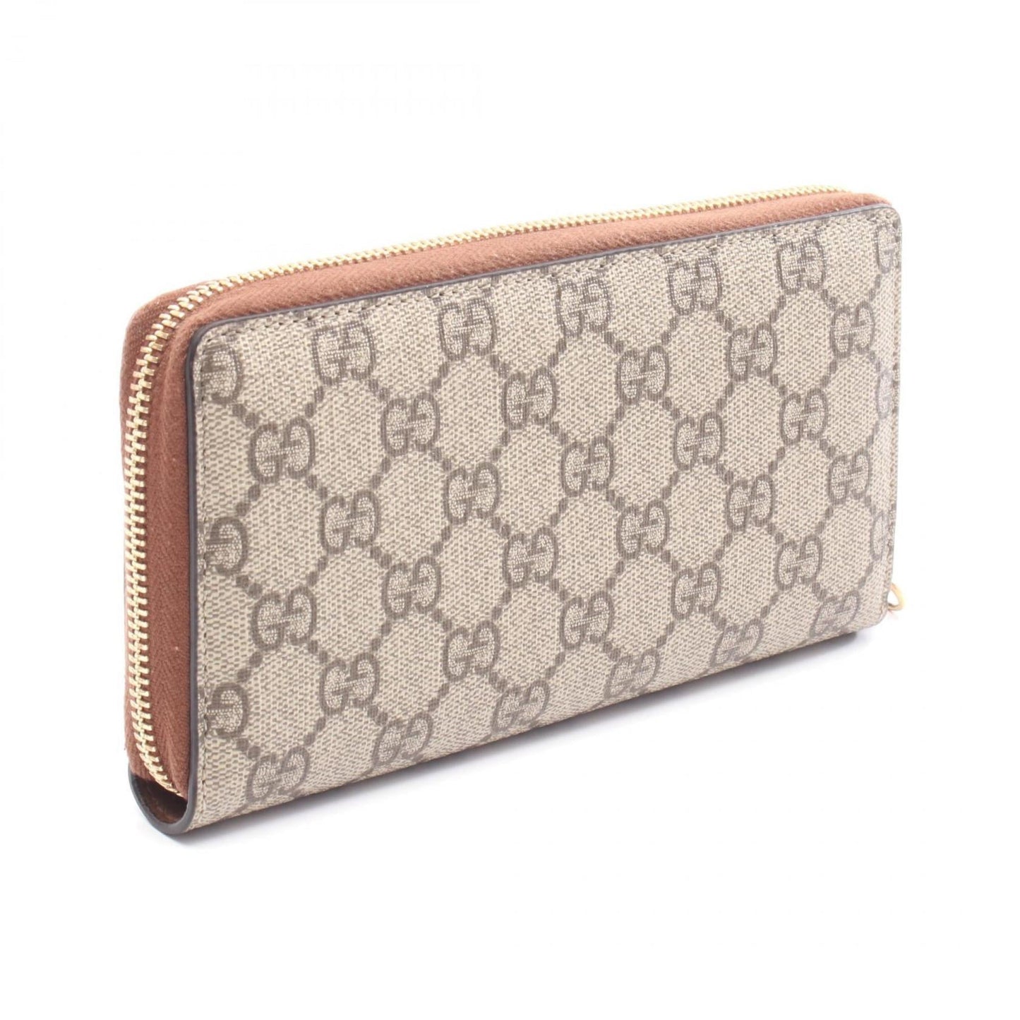 Gucci Beige Gg Supreme Long Wallet (Bi-Fold) ( )