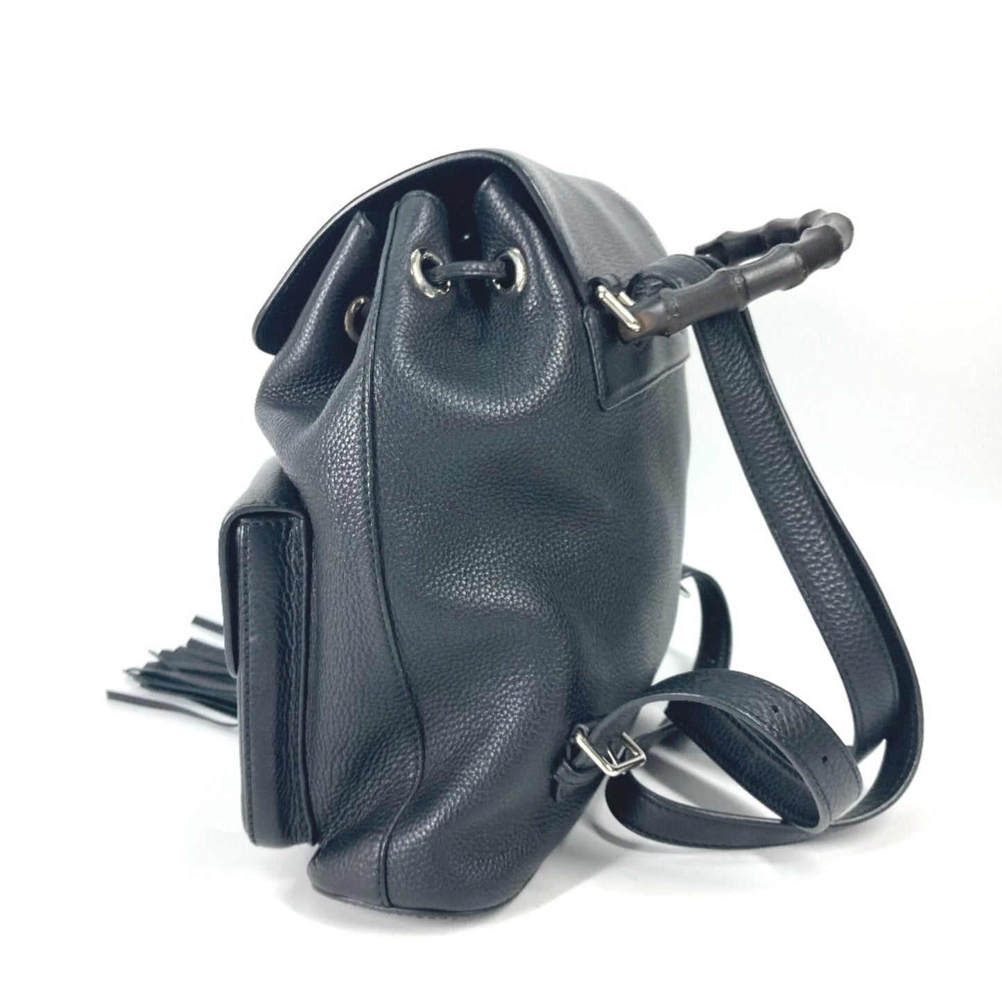 Gucci Black Leather Backpack ( )