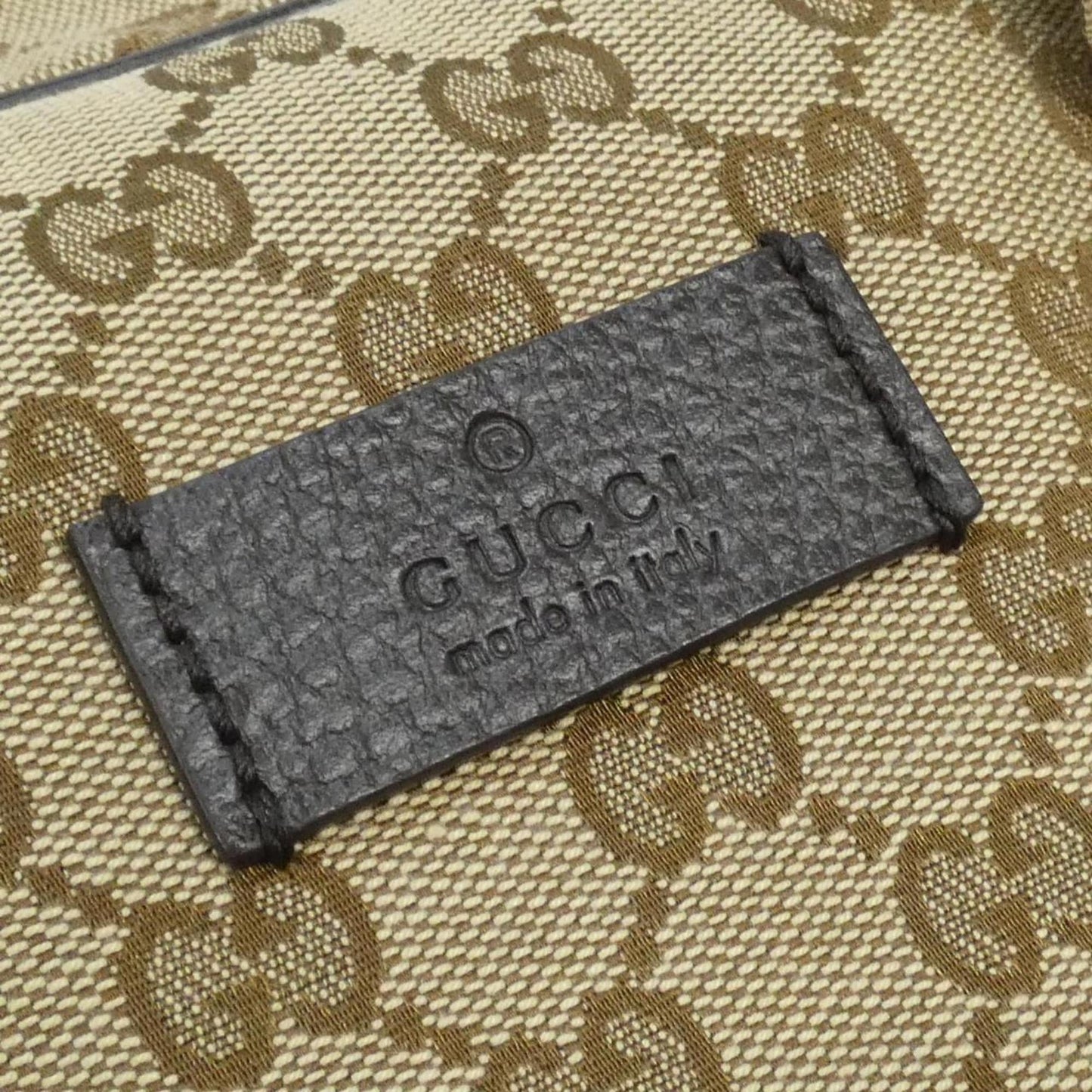 Gucci Beige Brown Gg Canvas Boston Bag ( )
