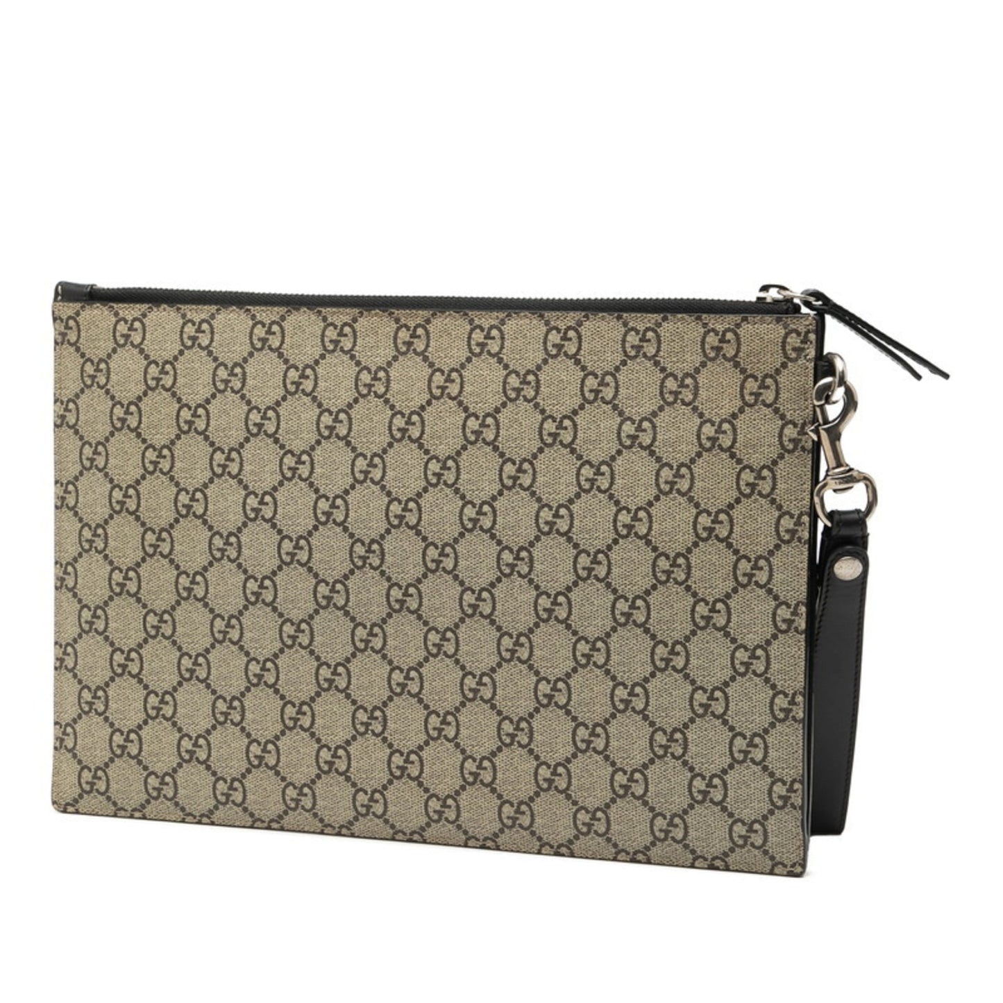 Gucci Beige Black Multi-Color Pvc Leather Clutch Bag ( )