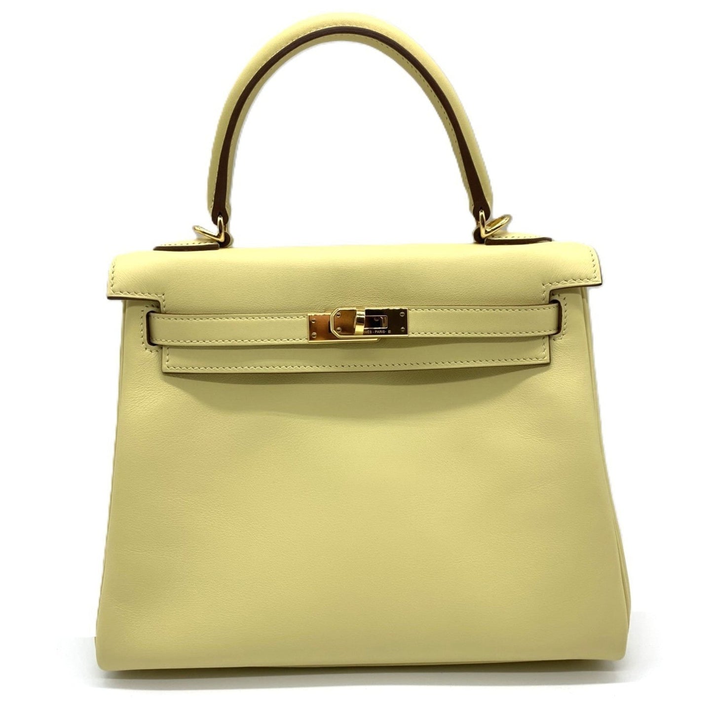 Hermes Kelly Gold Swift Leather Handbag ( )