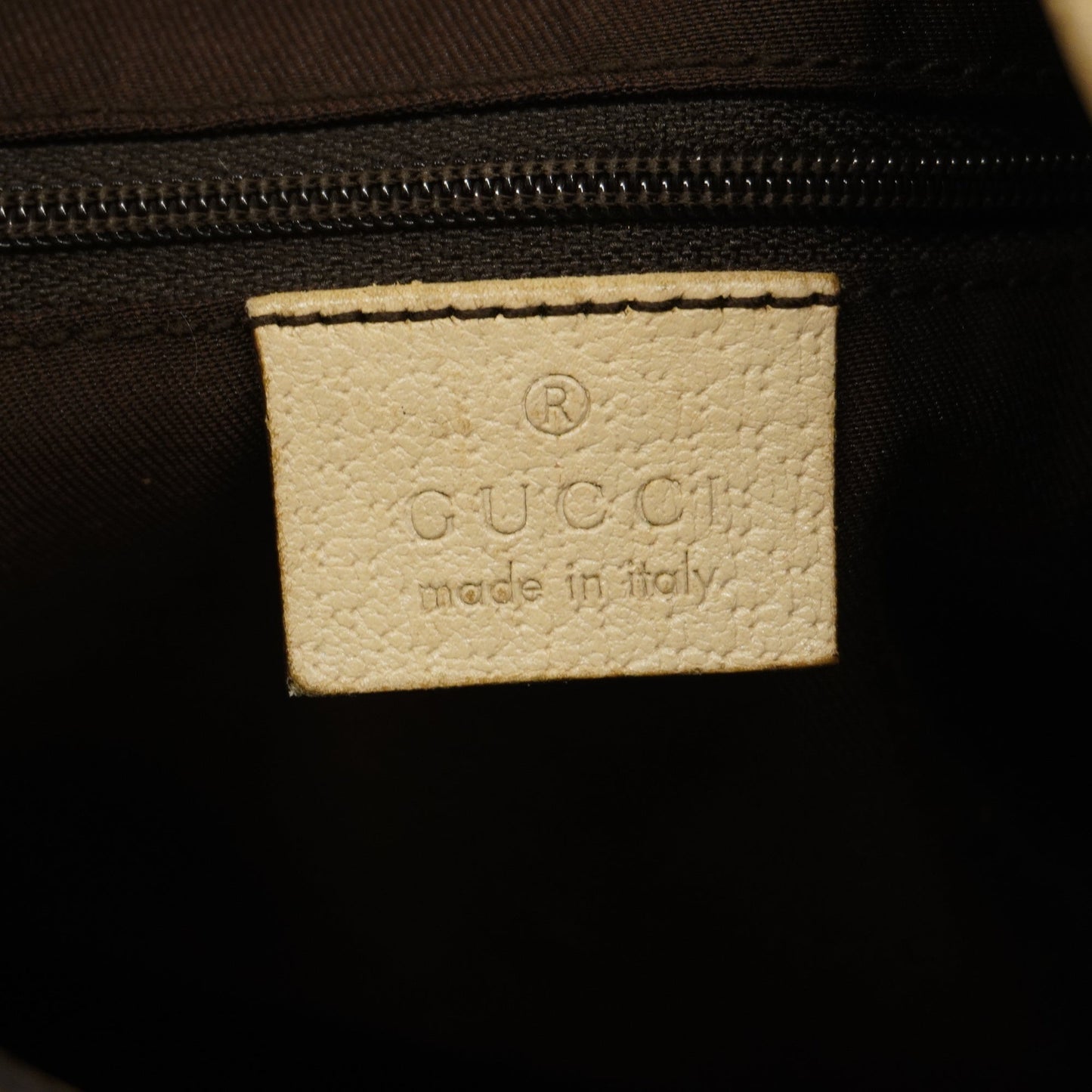 GUCCI Auth  GG Canvas Abby 130736 Women's Leather Tote Bag Beige,Ivory