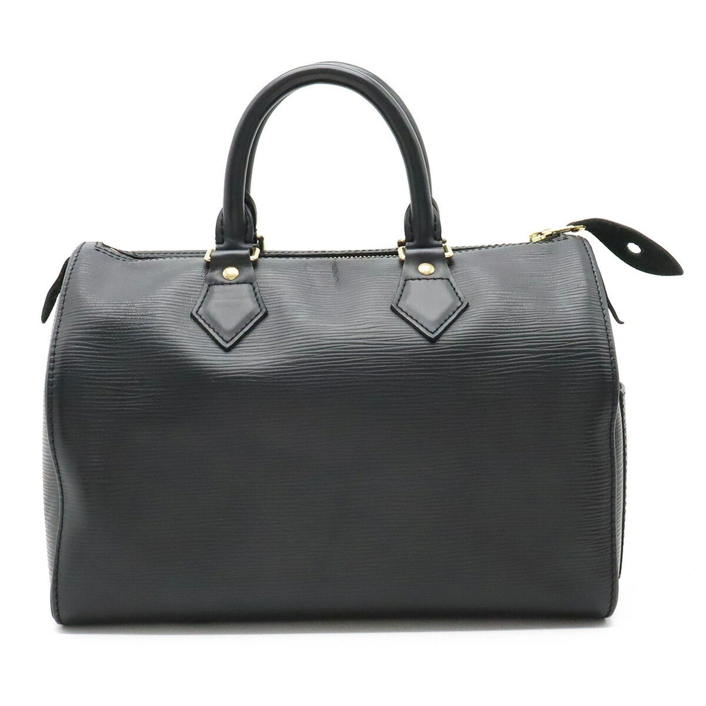 LOUIS VUITTON Epi Speedy 25 Handbag Boston Bag Soft Leather Noir Black M59232