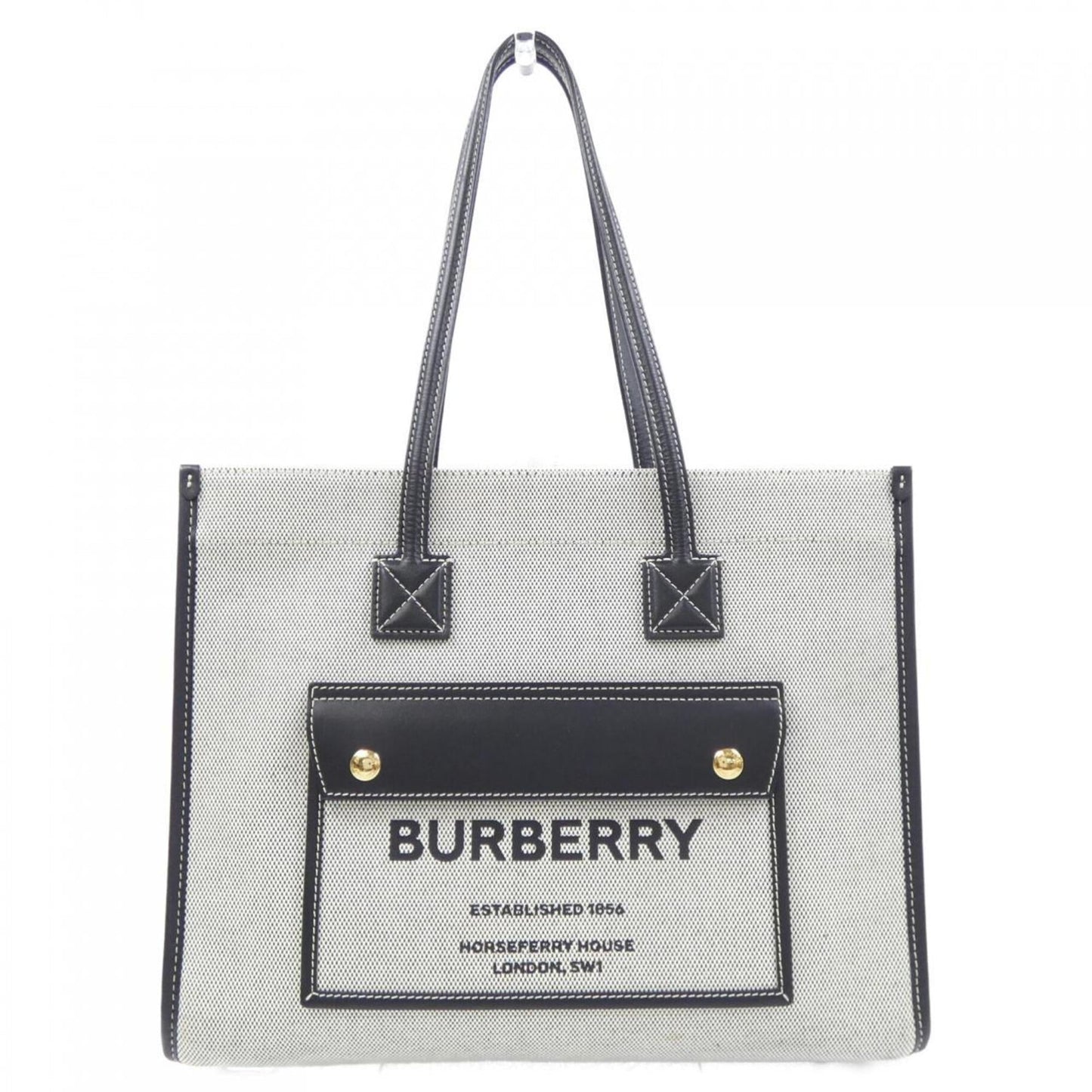 Burberry White Handbag ( )