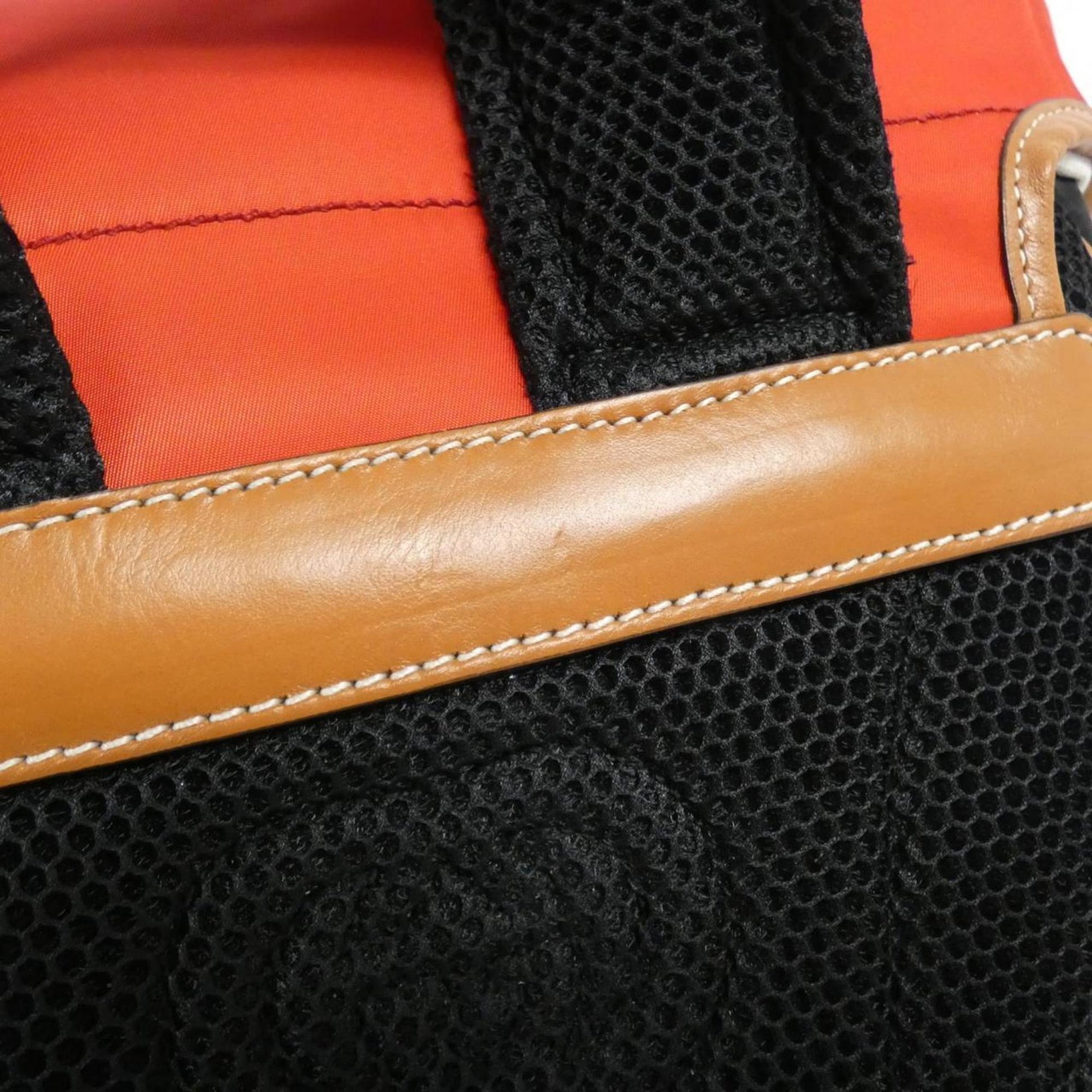 Gucci Nylon Leather Backpack