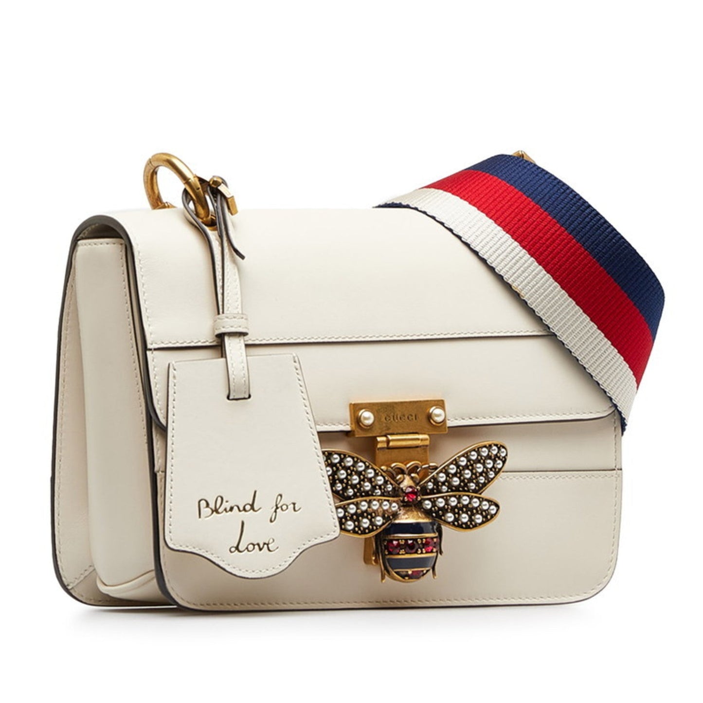 Gucci White Leather Shoulder Bag ( )
