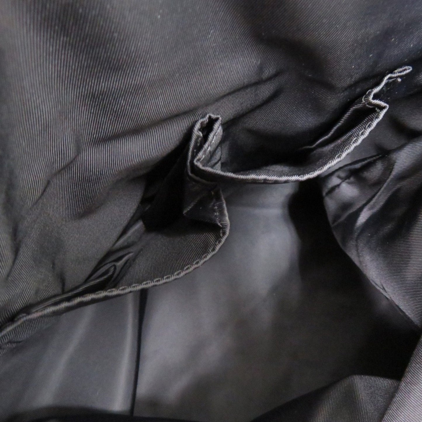Gucci Black Leather Nylon Shoulder Bag ( )