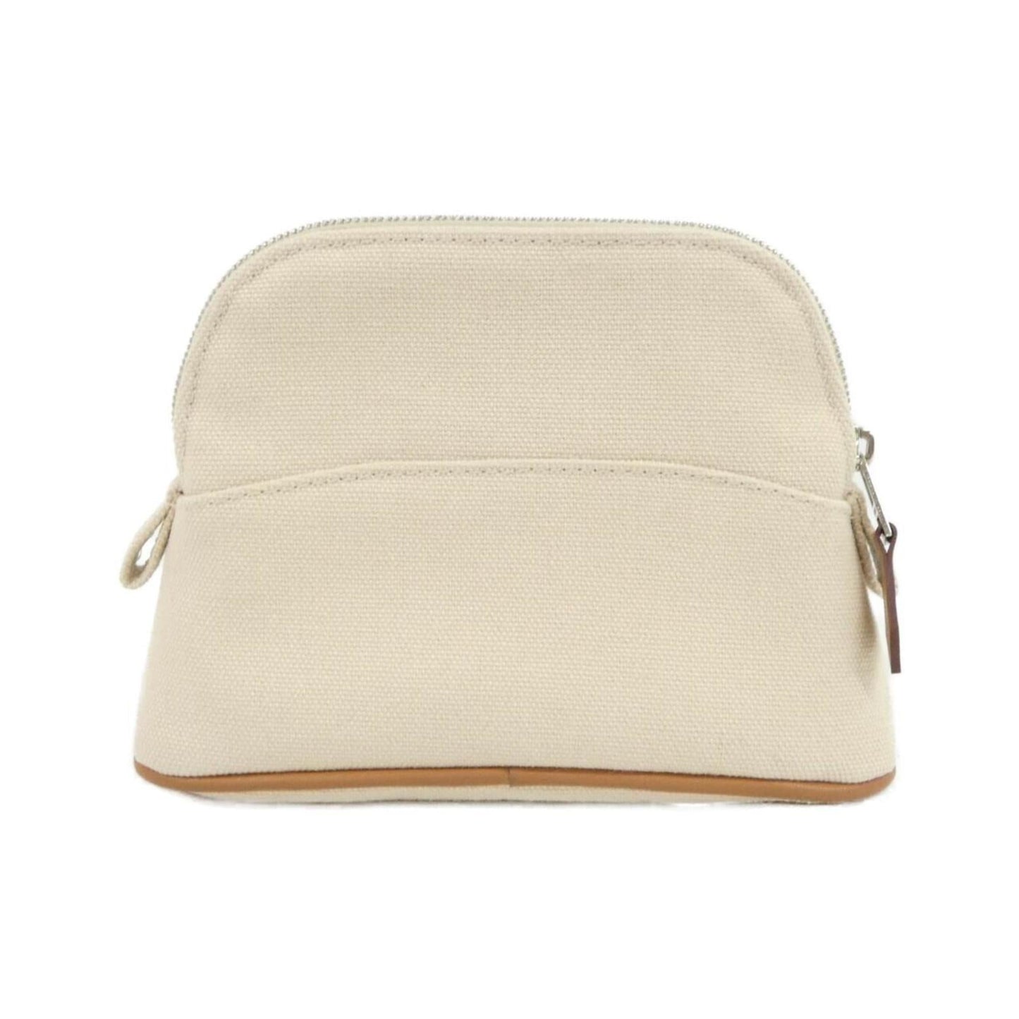 Hermes Ivory Canvas Pouch ( )
