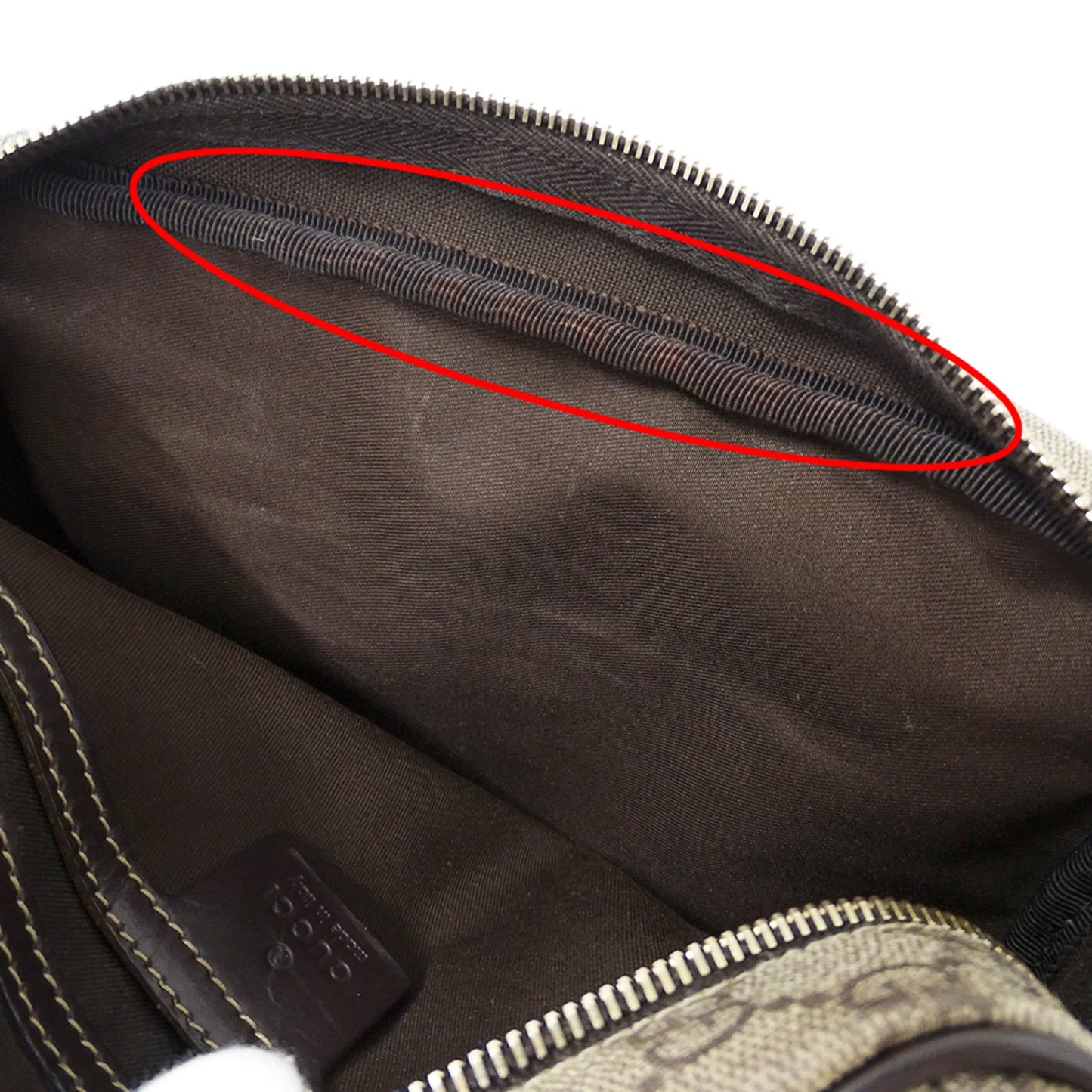Gucci Beige Brown Gg Supreme Shoulder Bag ( )