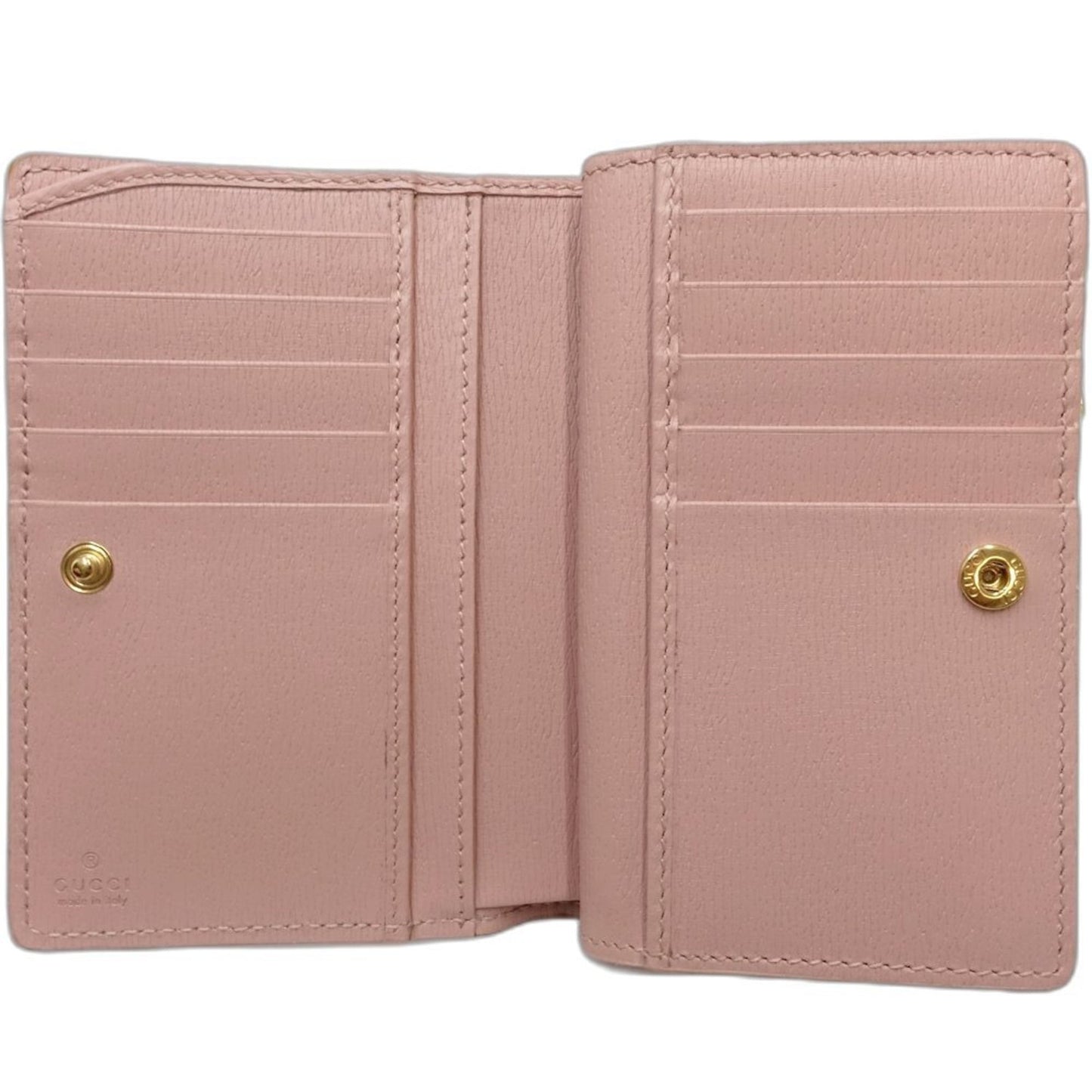 Gucci Pink Leather Wallet (Bi-Fold) ( )