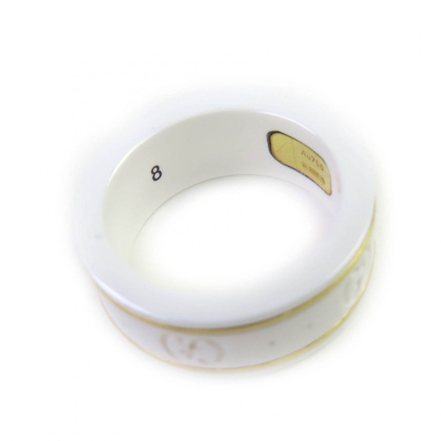 Gucci White Ceramic Band Ring ( )