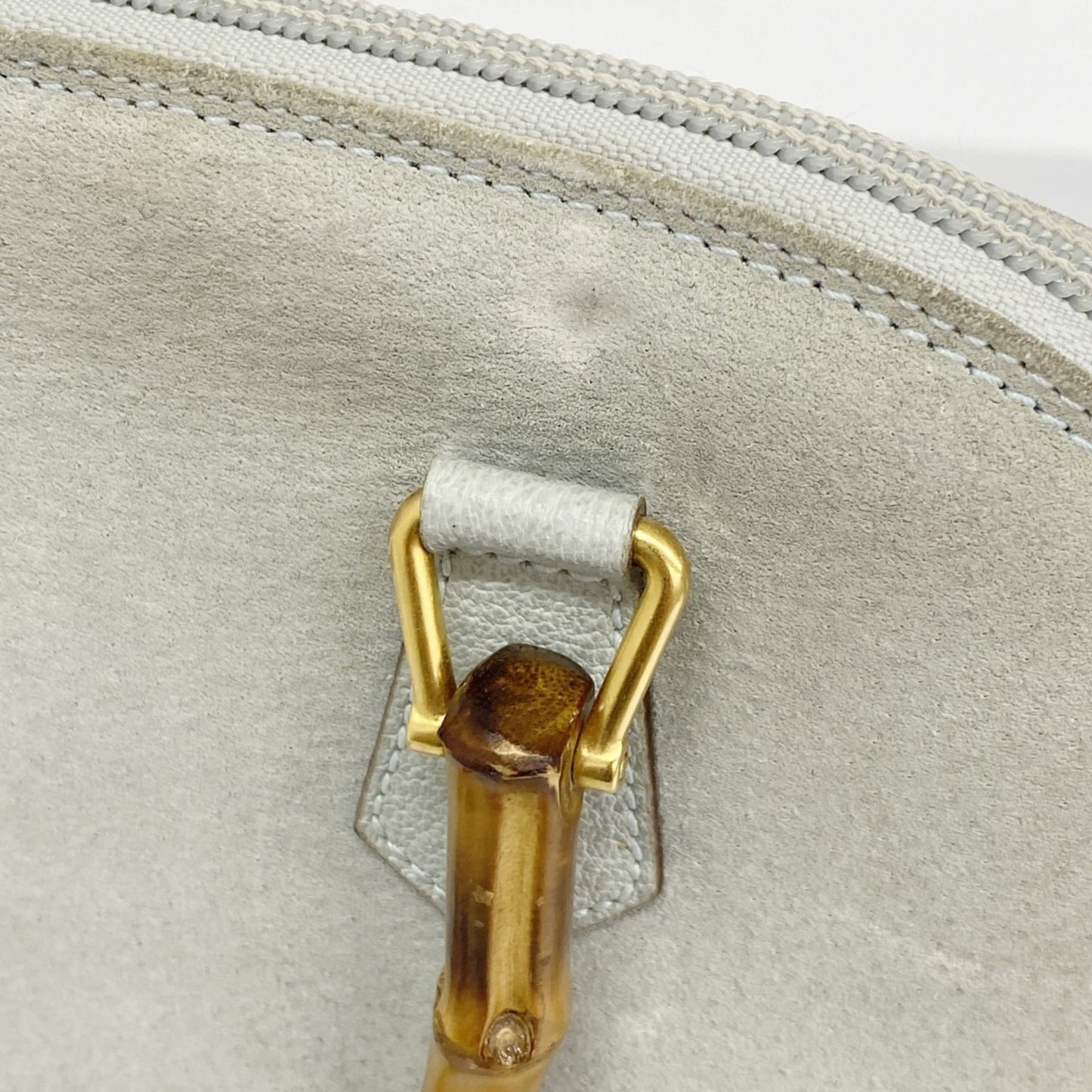 Gucci Sky Blue Suede Handbag ( )