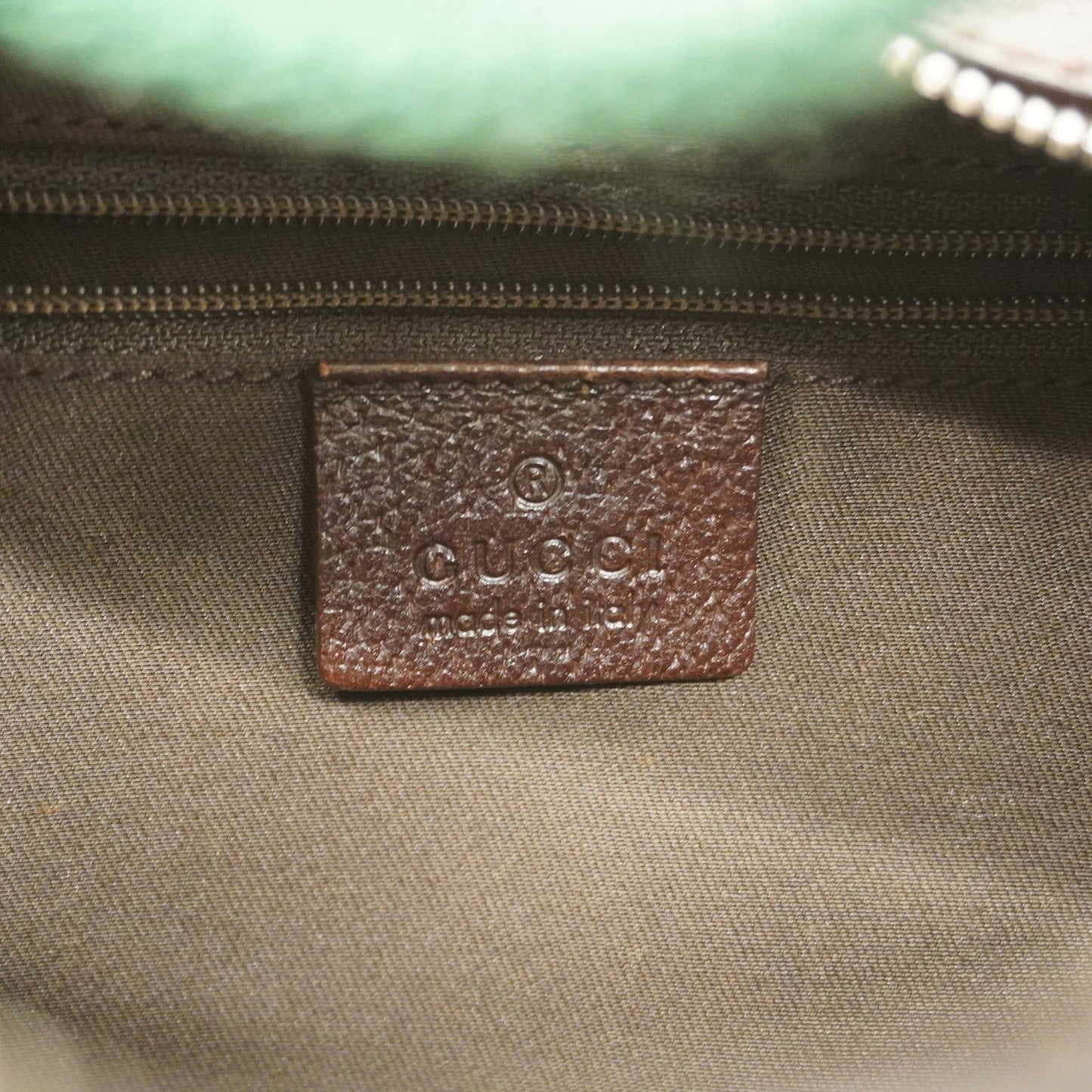 GUCCI Auth  Sherry Line Shoulder Bag 145757 Women's GG Canvas Beige,Brown