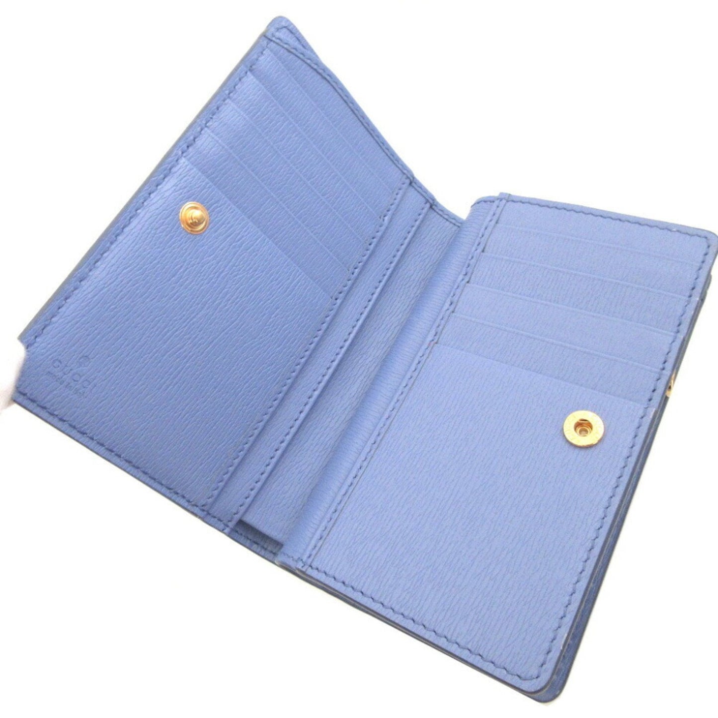 Gucci Purple Leather Middle Wallet (Bi-Fold) ( )