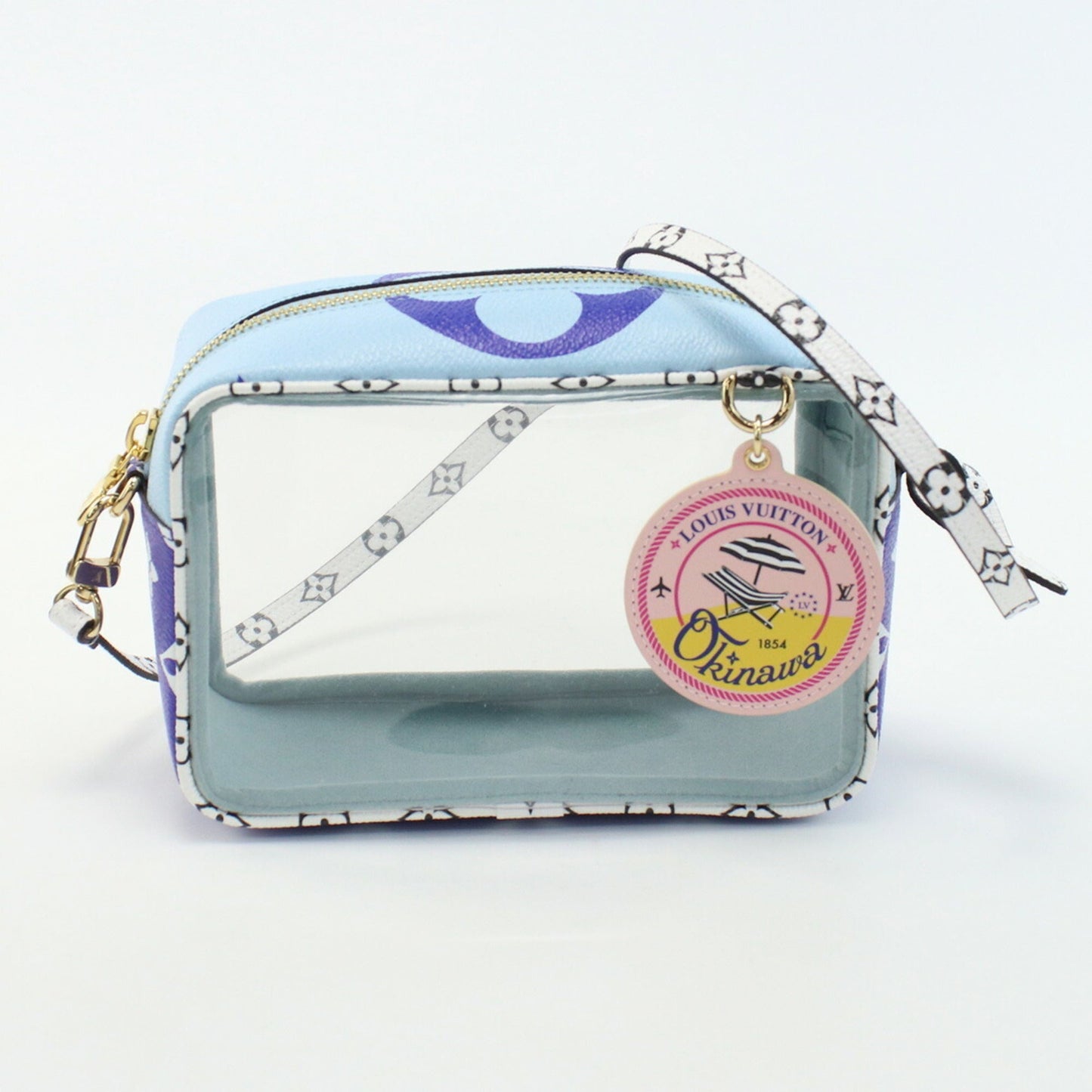 LOUIS VUITTON Beach Pouch Resort Okinawa M44722 PVC Unisex