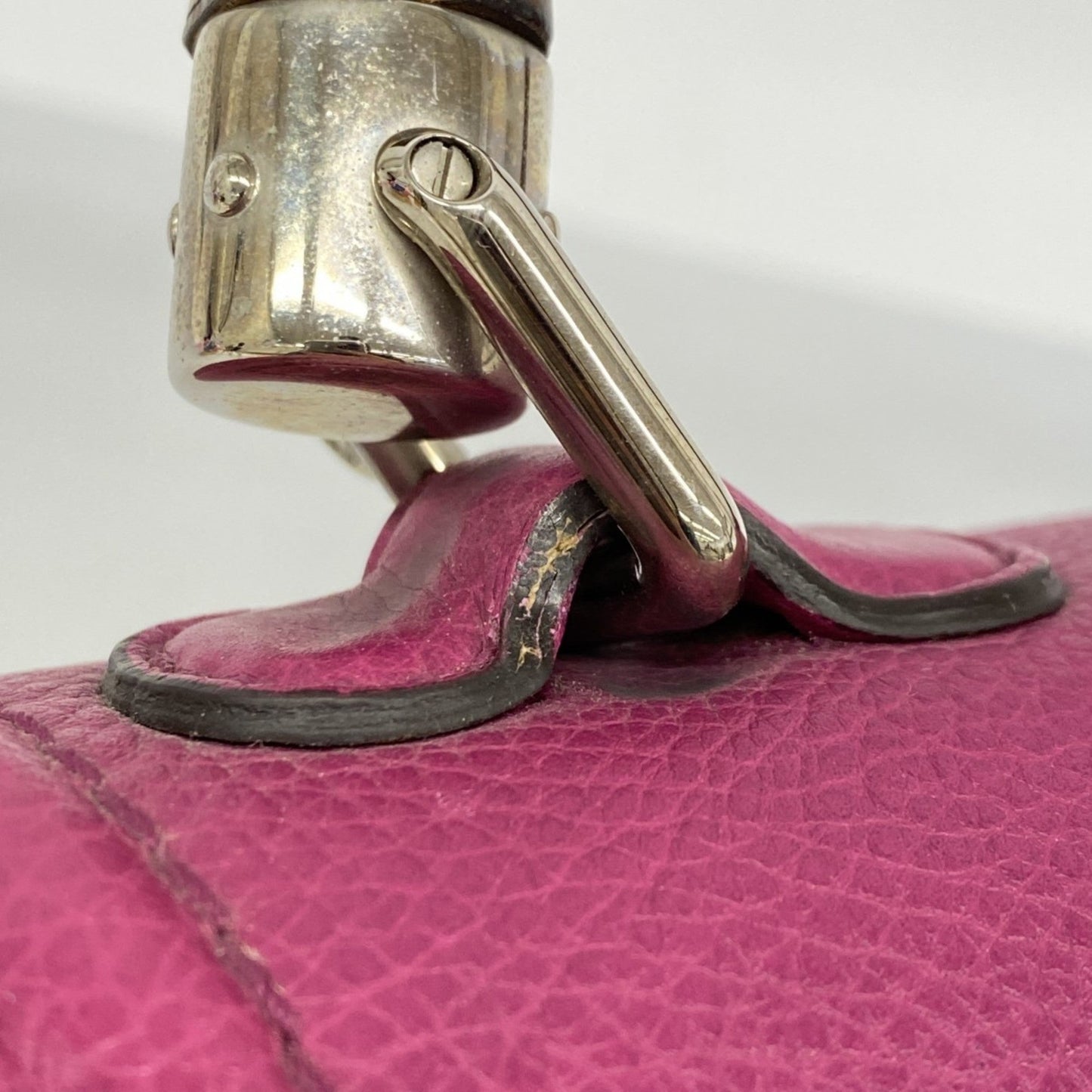 Gucci Purple Leather Handbag ( )