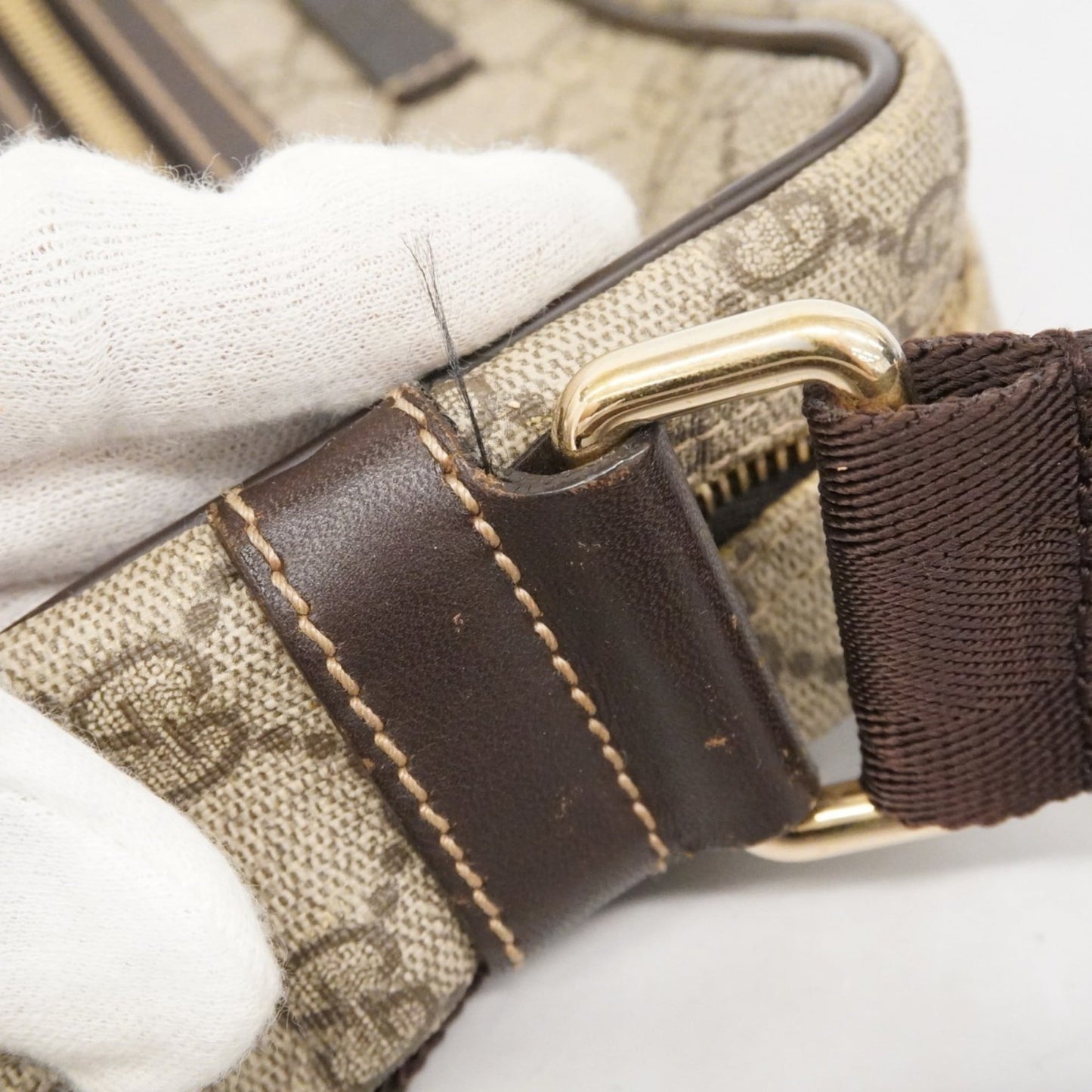 Gucci Brown Pvc Shoulder Bag ( )