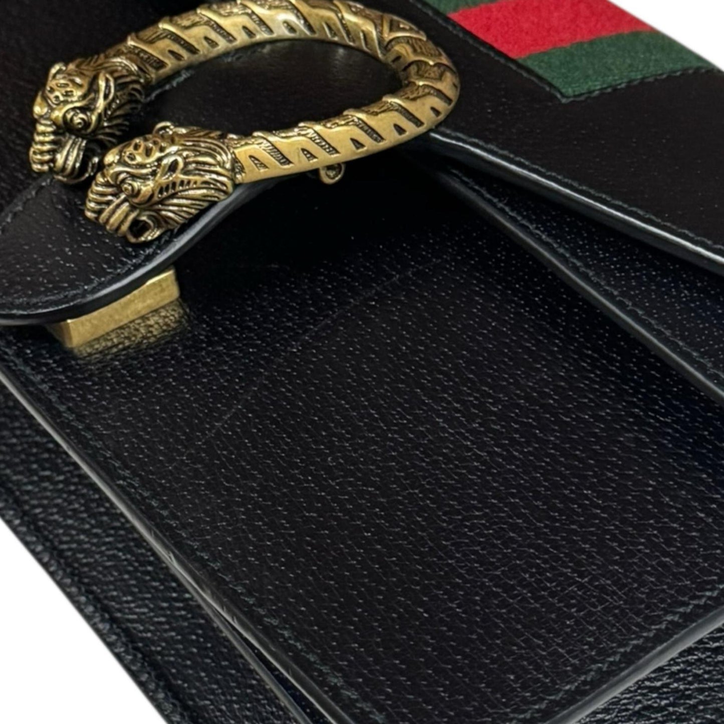 Gucci Black Leather Shoulder Bag ( )