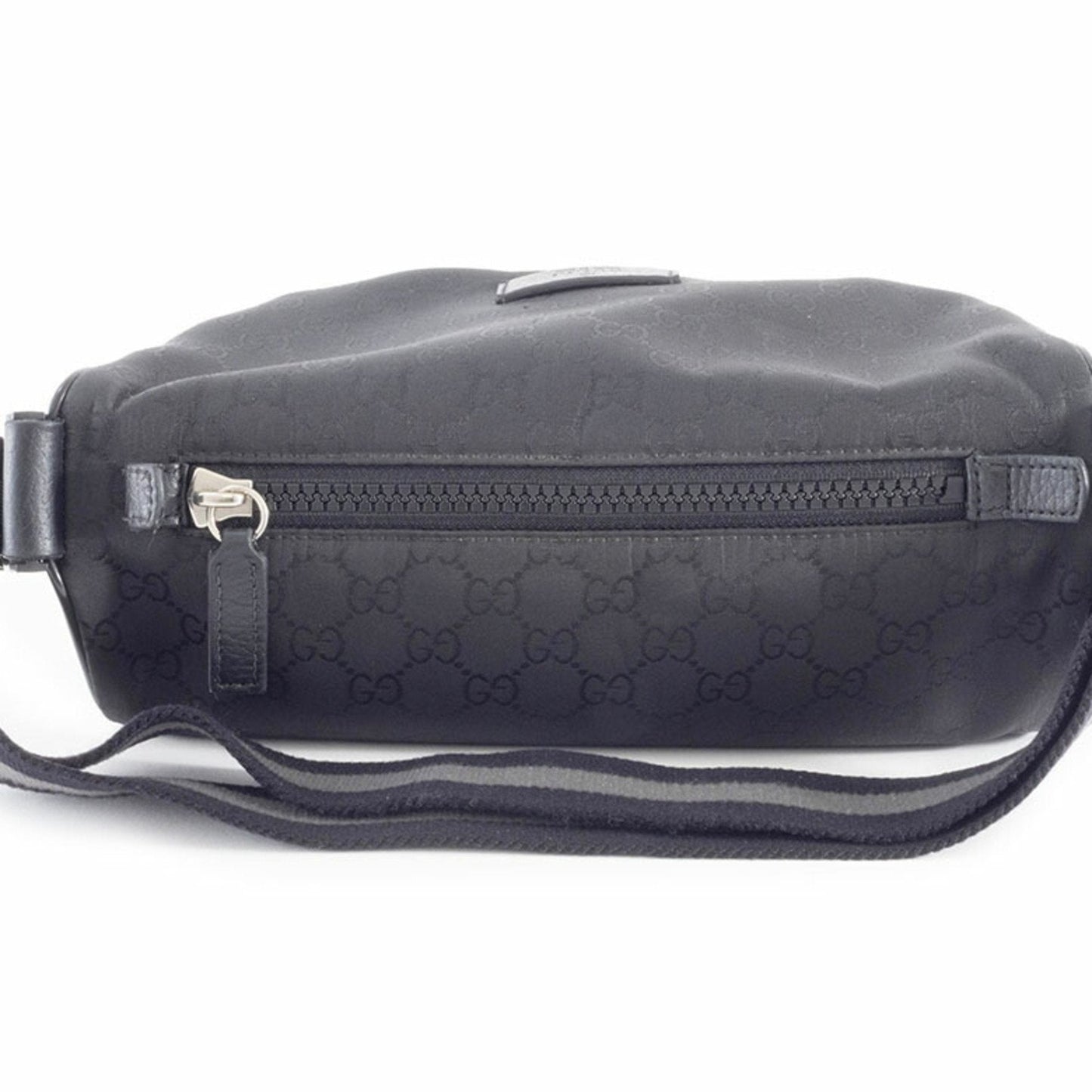 Gucci Black Nylon Pochette Shoulder Bag Sling Bag ( )