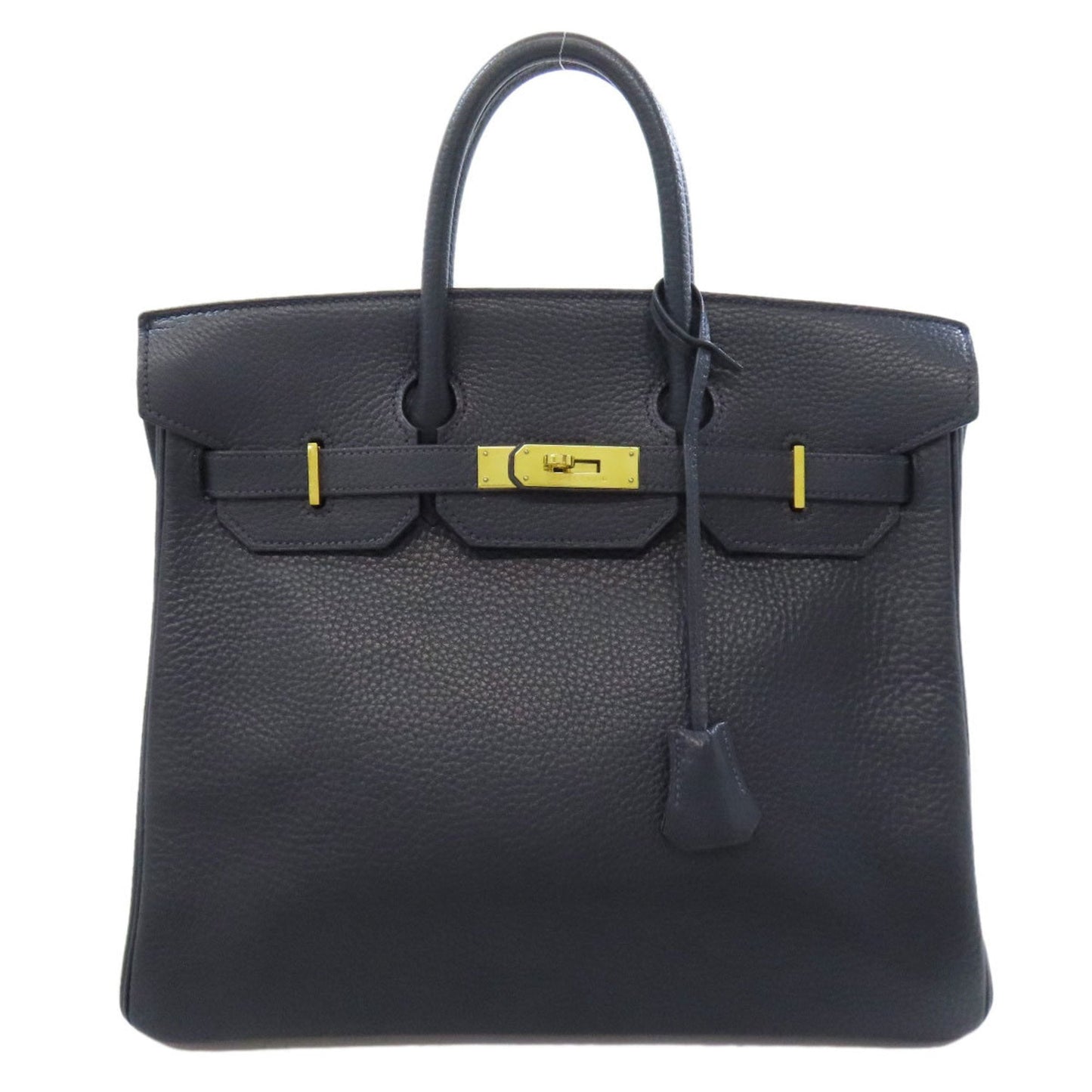 Hermes Navy Togo Leather Handbag ( )