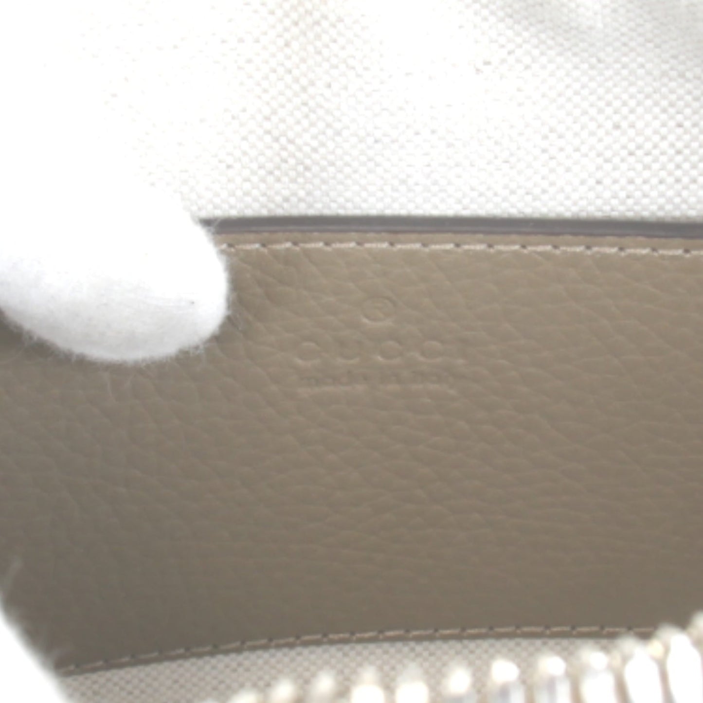 Gucci Beige Leather Handbag ( )