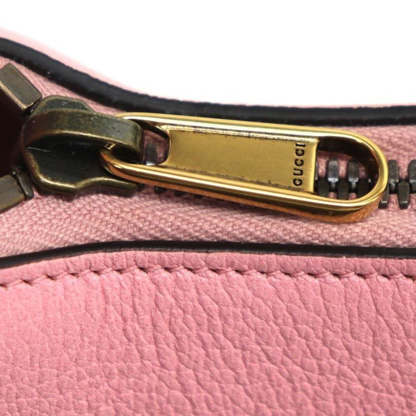 Gucci Pink Leather Shoulder Bag ( )