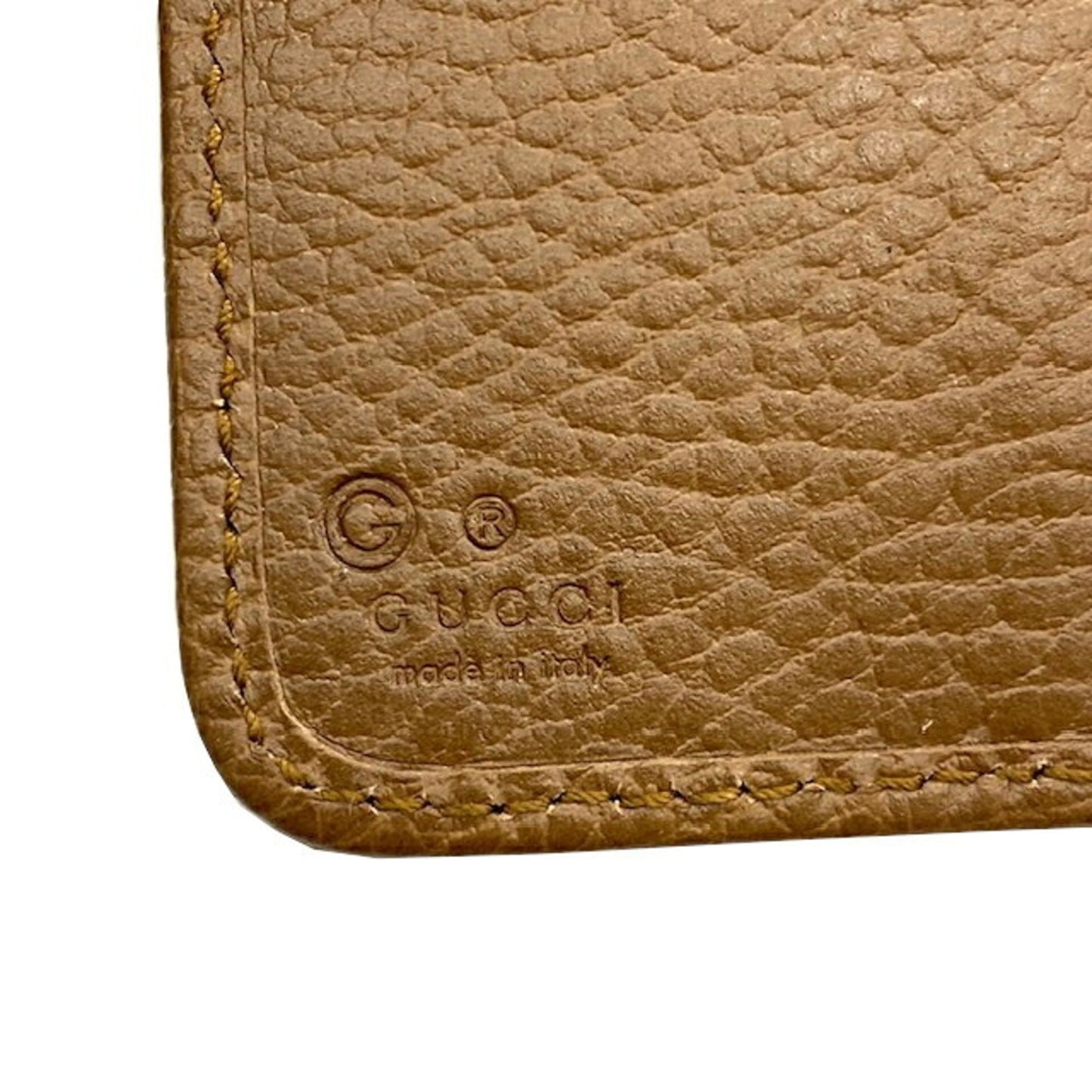 Gucci Beige Brown Gg Canvas Leather Wallet (Bi-Fold) ( )
