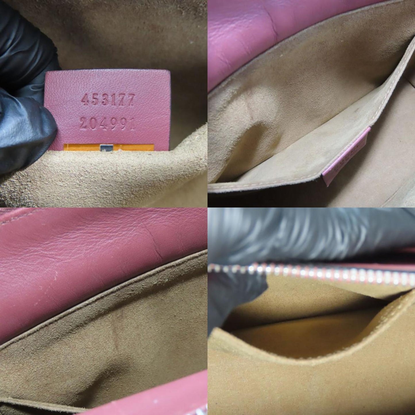 Gucci Gg Blooms Beige Pink Red Color Gg Supreme Handbag ( )